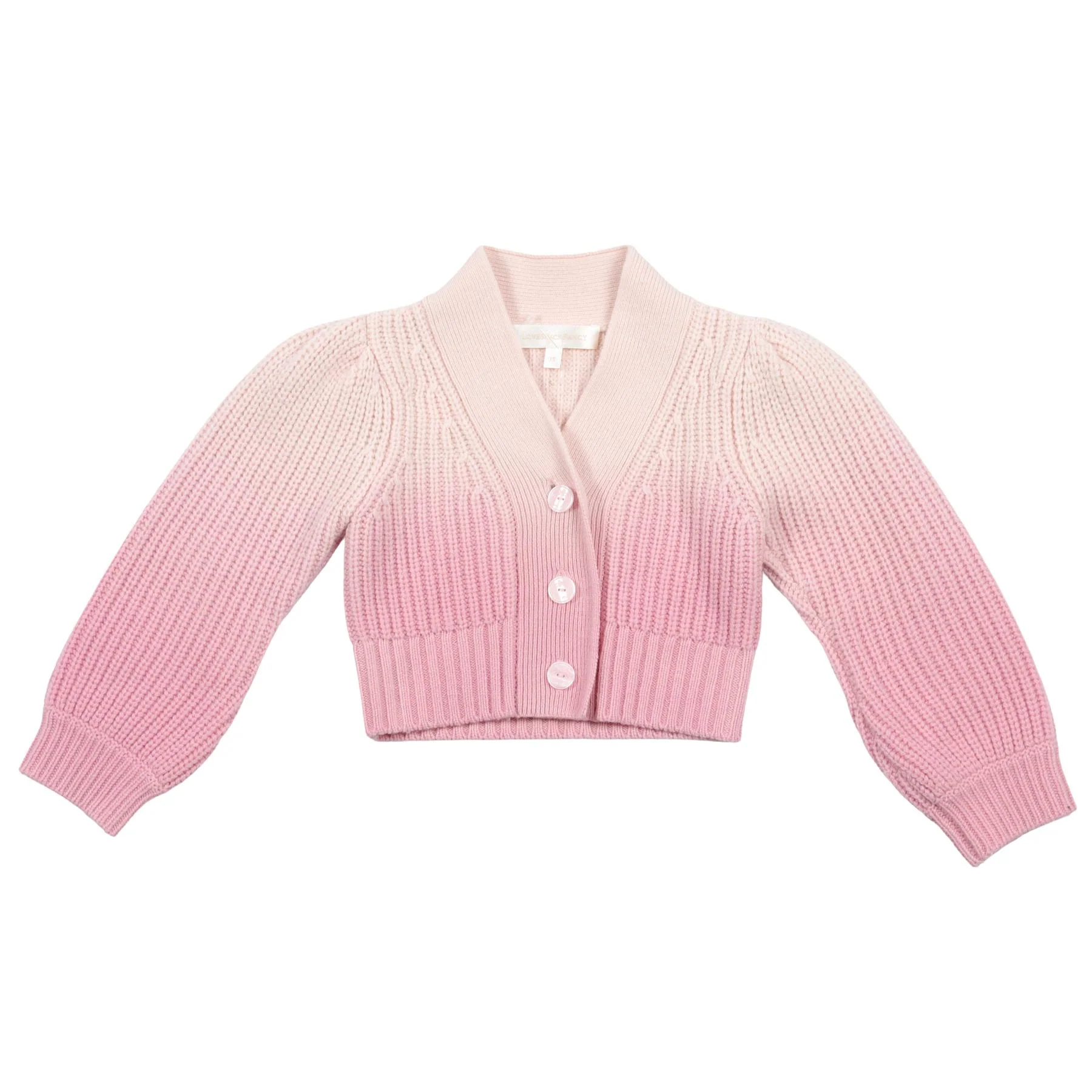 LOVESHACKFANCY PINK KIDS GIRLS CARDIGAN 4-5 YEARS
