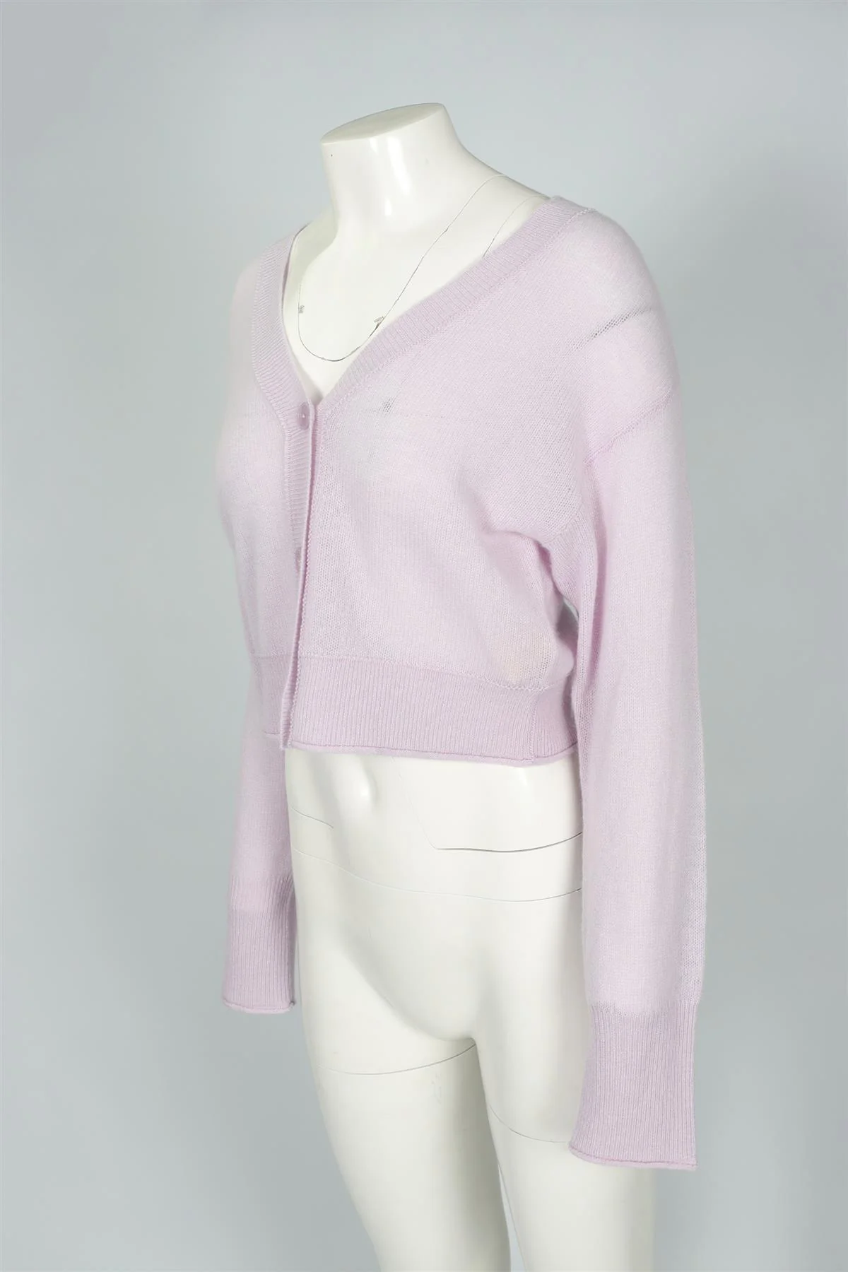 LOVESHACKFANCY PURPLE CASHMERE CARDIGAN MEDIUM - Image 3