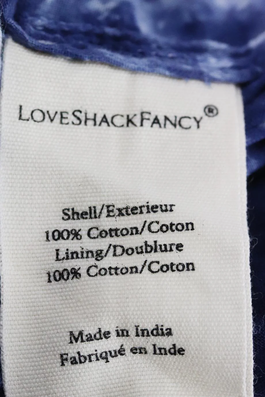 LOVESHACKFANCY TIE DYED COTTON MINI DRESS US 4 UK 8 - Image 6