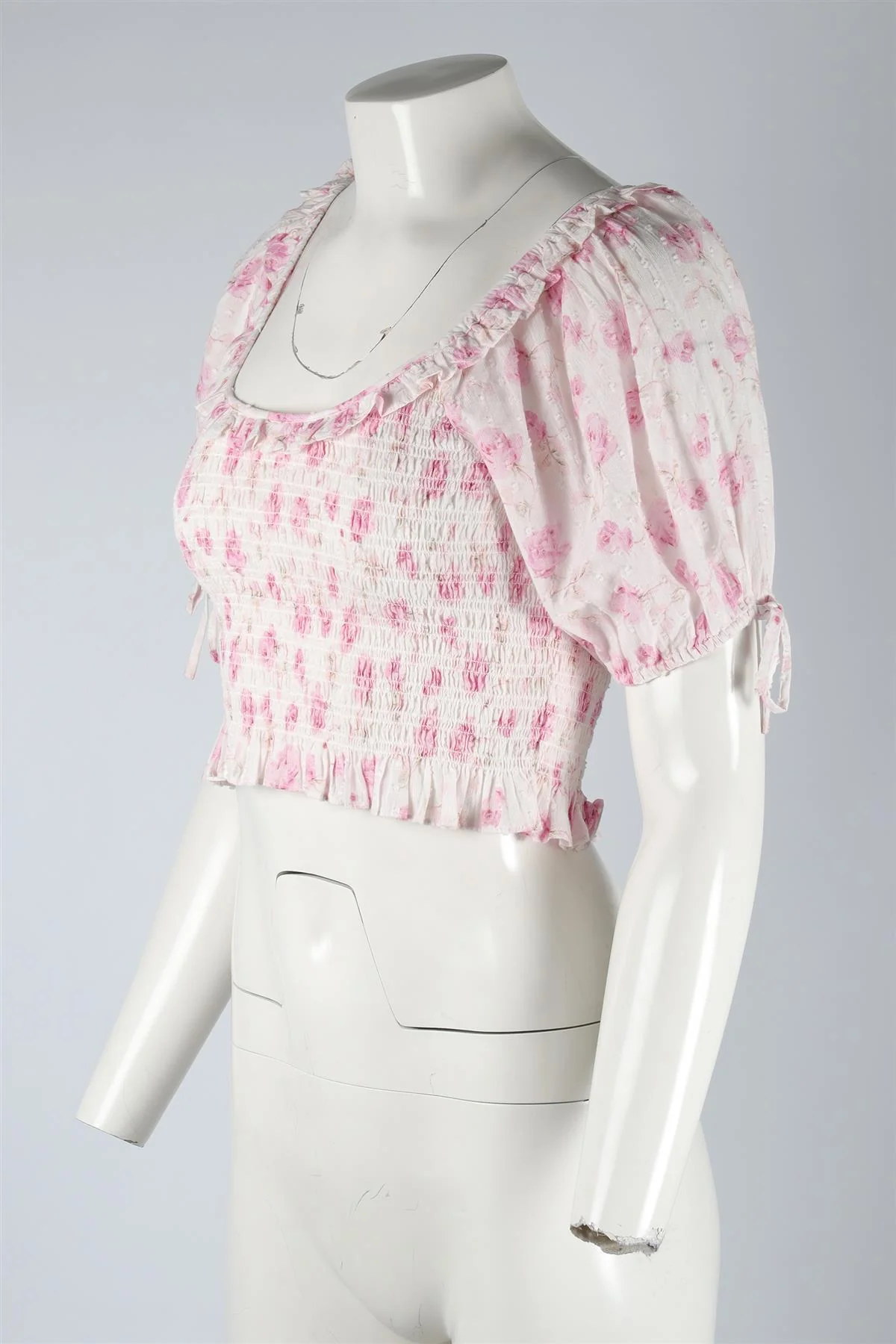 LOVESHACKFANCY WHITE COTTON TOP SMALL - Image 3