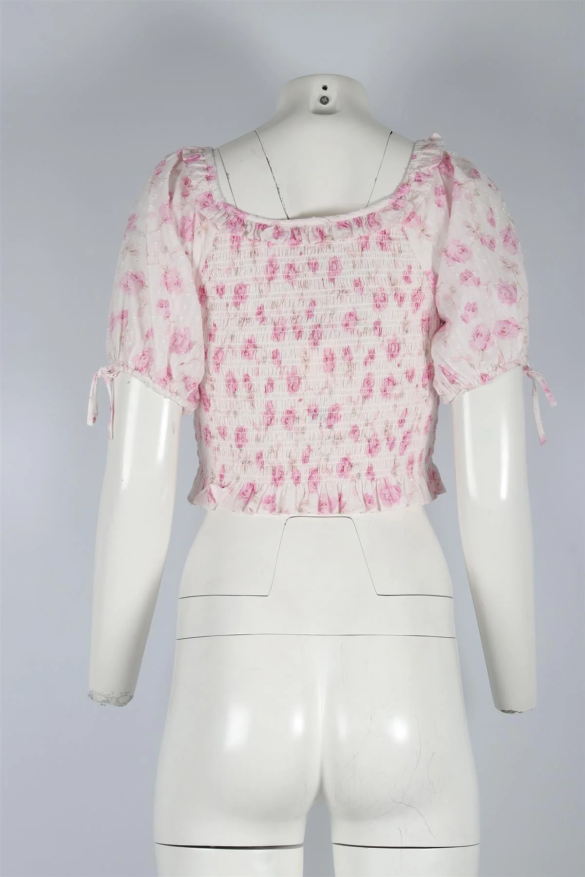 LOVESHACKFANCY WHITE COTTON TOP SMALL - Image 4