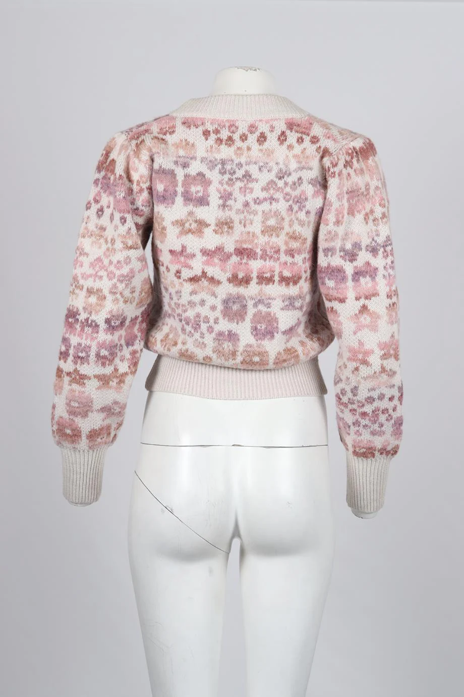 LOVESHACKFANCY WOOL AND ALPACA BLEND SWEATER XSMALL - Image 4