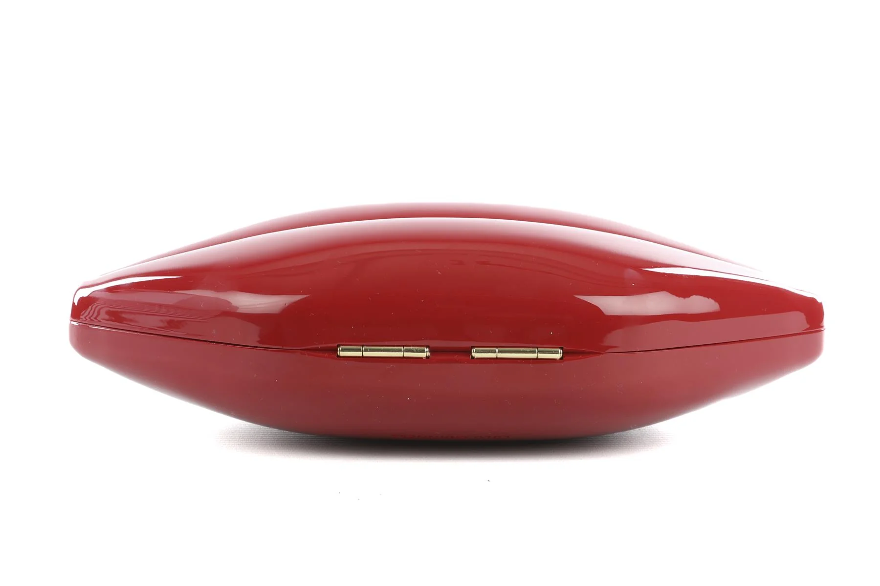 Lulu Guiness Red Lulu Medium Red Lips Clutch - Image 9