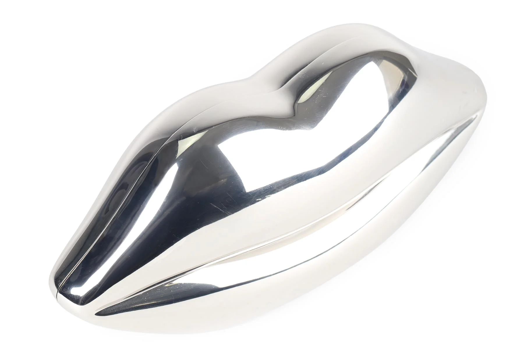 LULU GUINNESS SILVER LIPS CLUTCH - Image 8