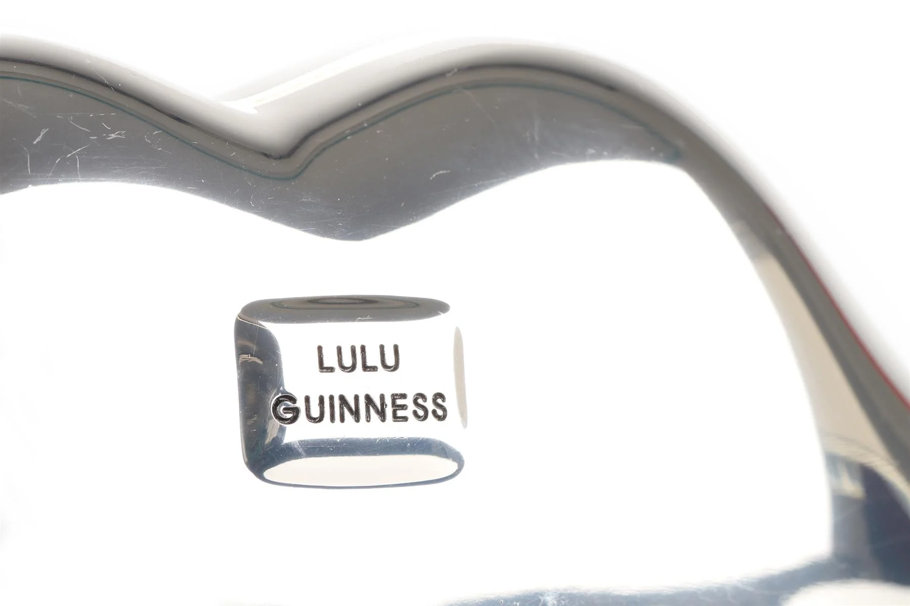 LULU GUINNESS SILVER LIPS CLUTCH - Image 9