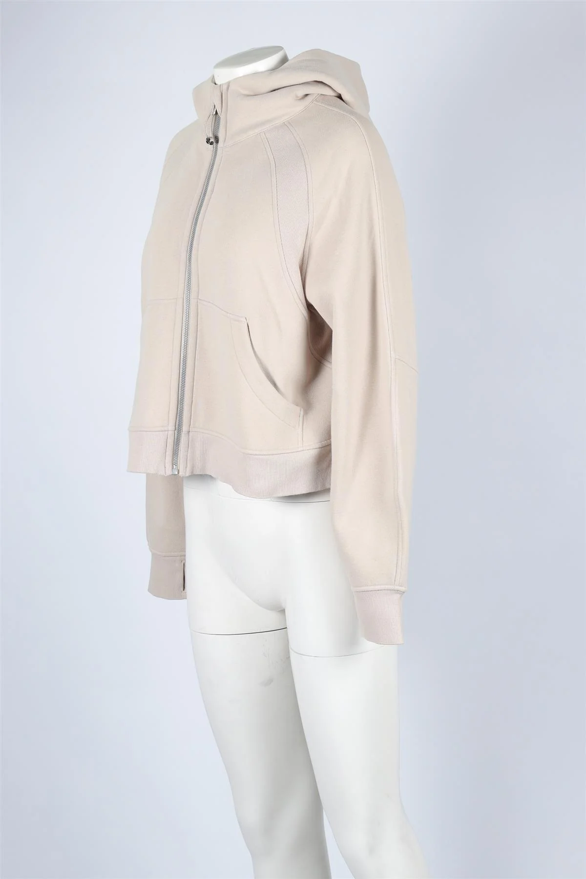 LULULEMON BEIGE COTTON HOODIE MEDIUM-LARGE - Image 3