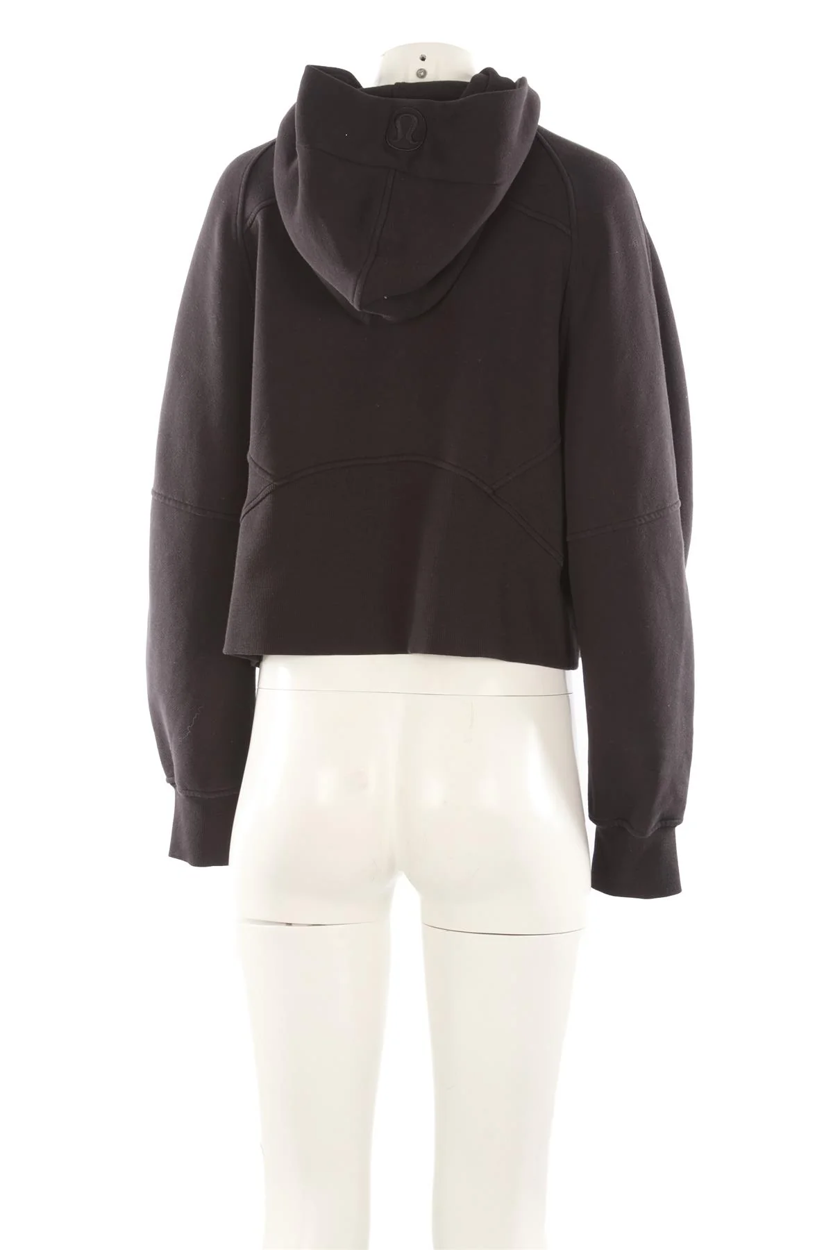 LULULEMON BLACK COTTON HOODIE MEDIUM/LARGE - Image 4