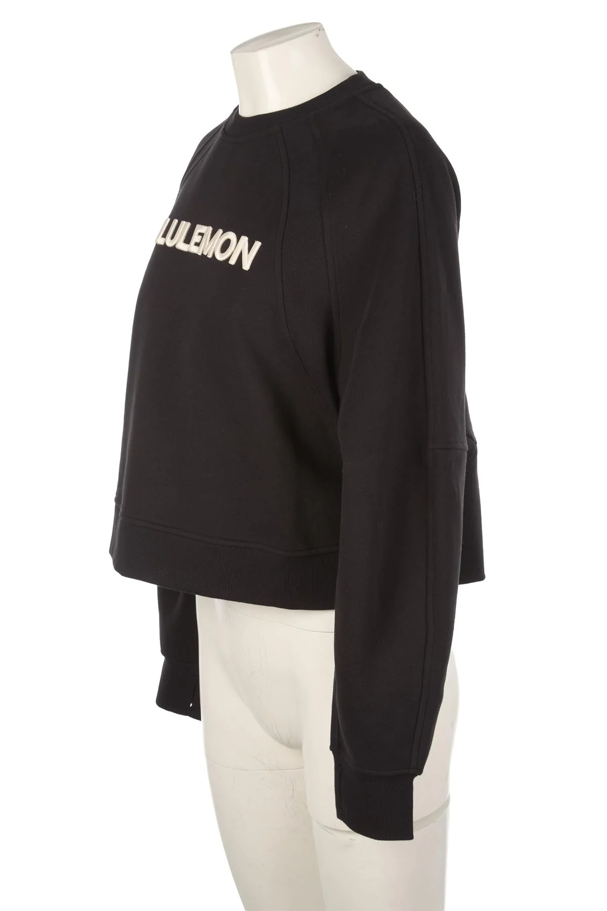 LULULEMON BLACK COTTON SWEATSHIRT MEDIUM/LARGE - Image 3