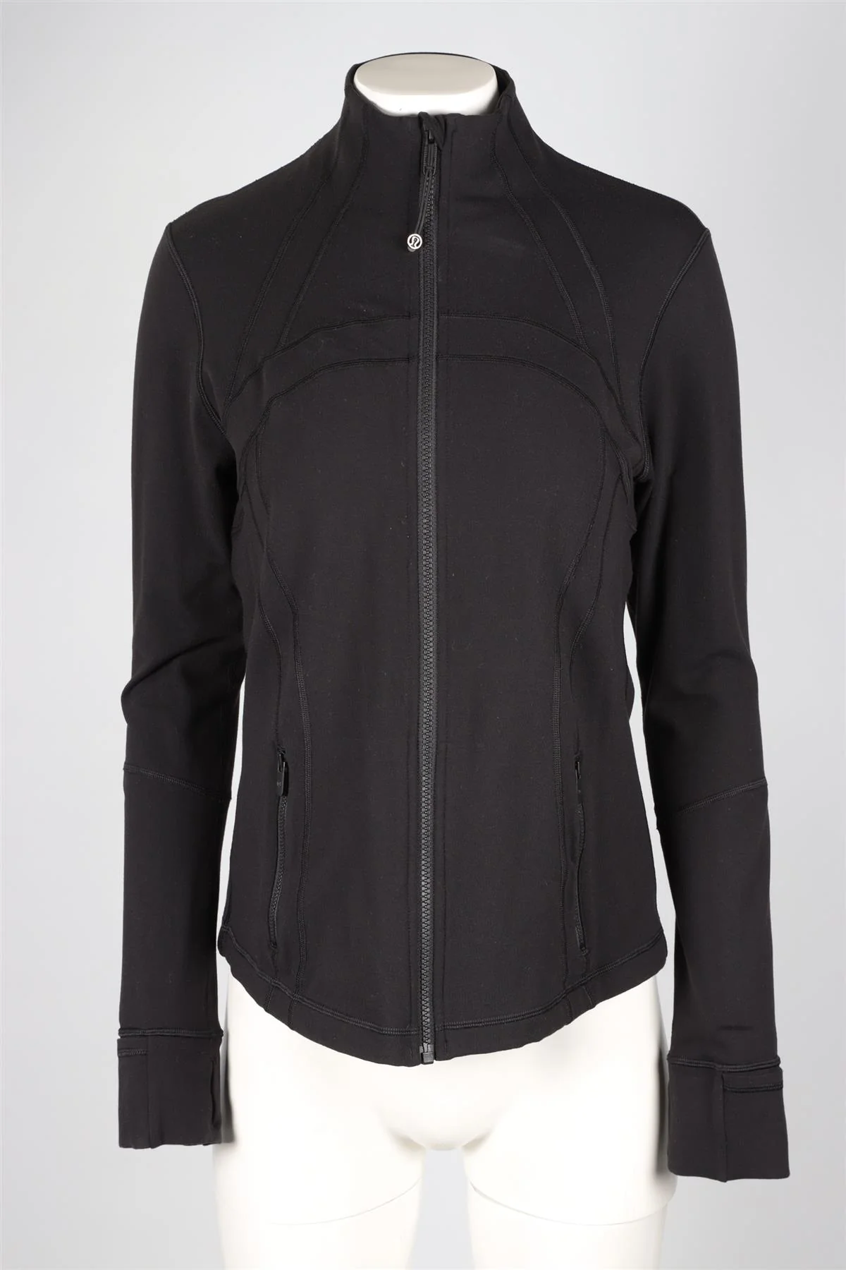 LULULEMON BLACK JERSEY JACKET US 10 UK 14 - Image 2