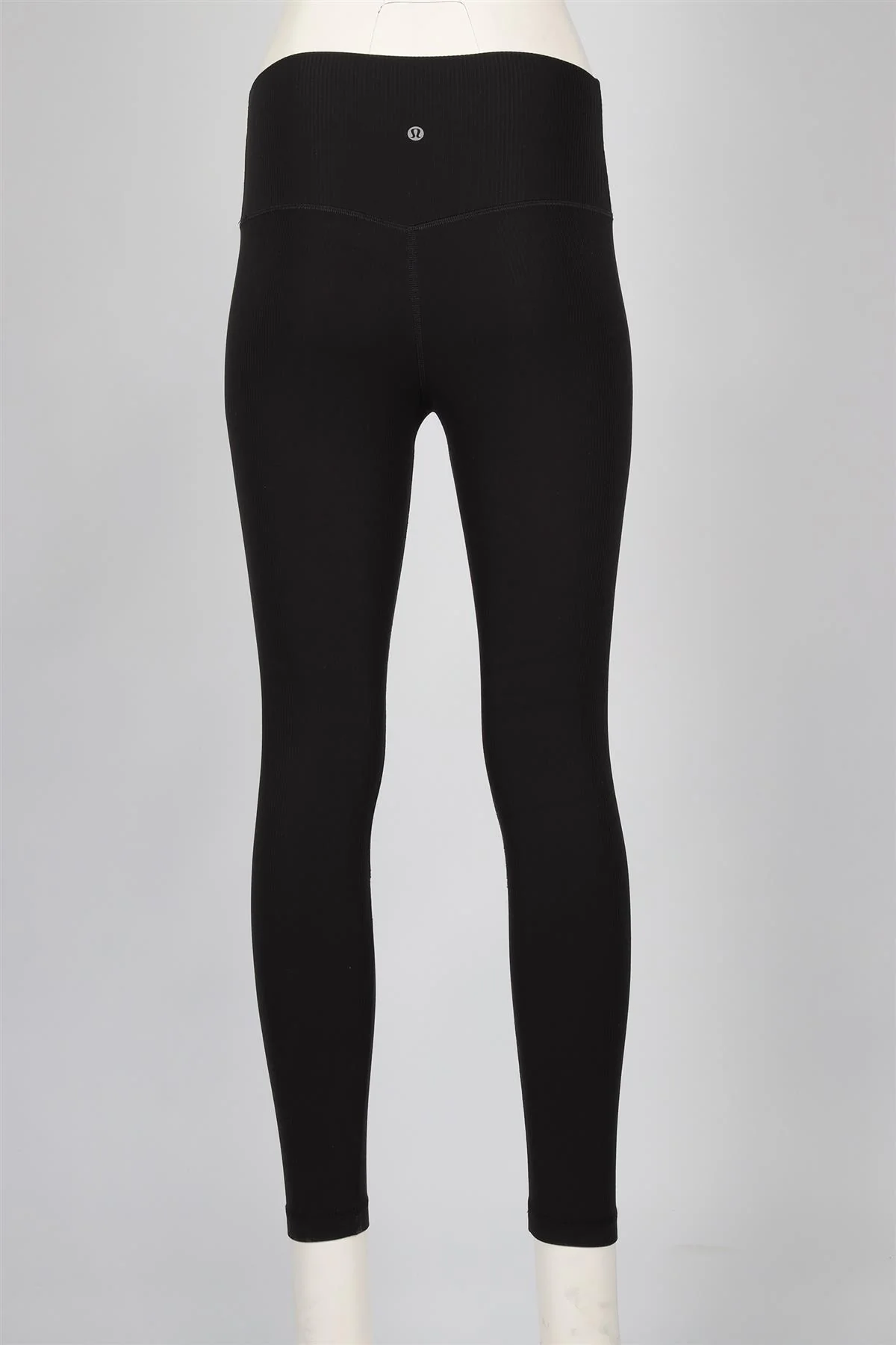 LULULEMON BLACK JERSEY LEGGINGS US 6 UK 10 - Image 4