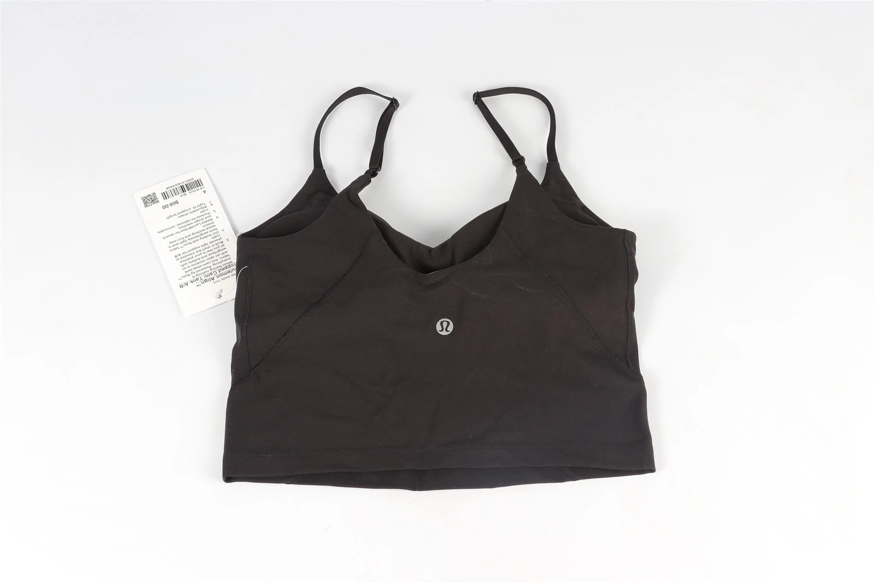 LULULEMON BLACK SPORTS BRA US 4 UK 8 - Image 4