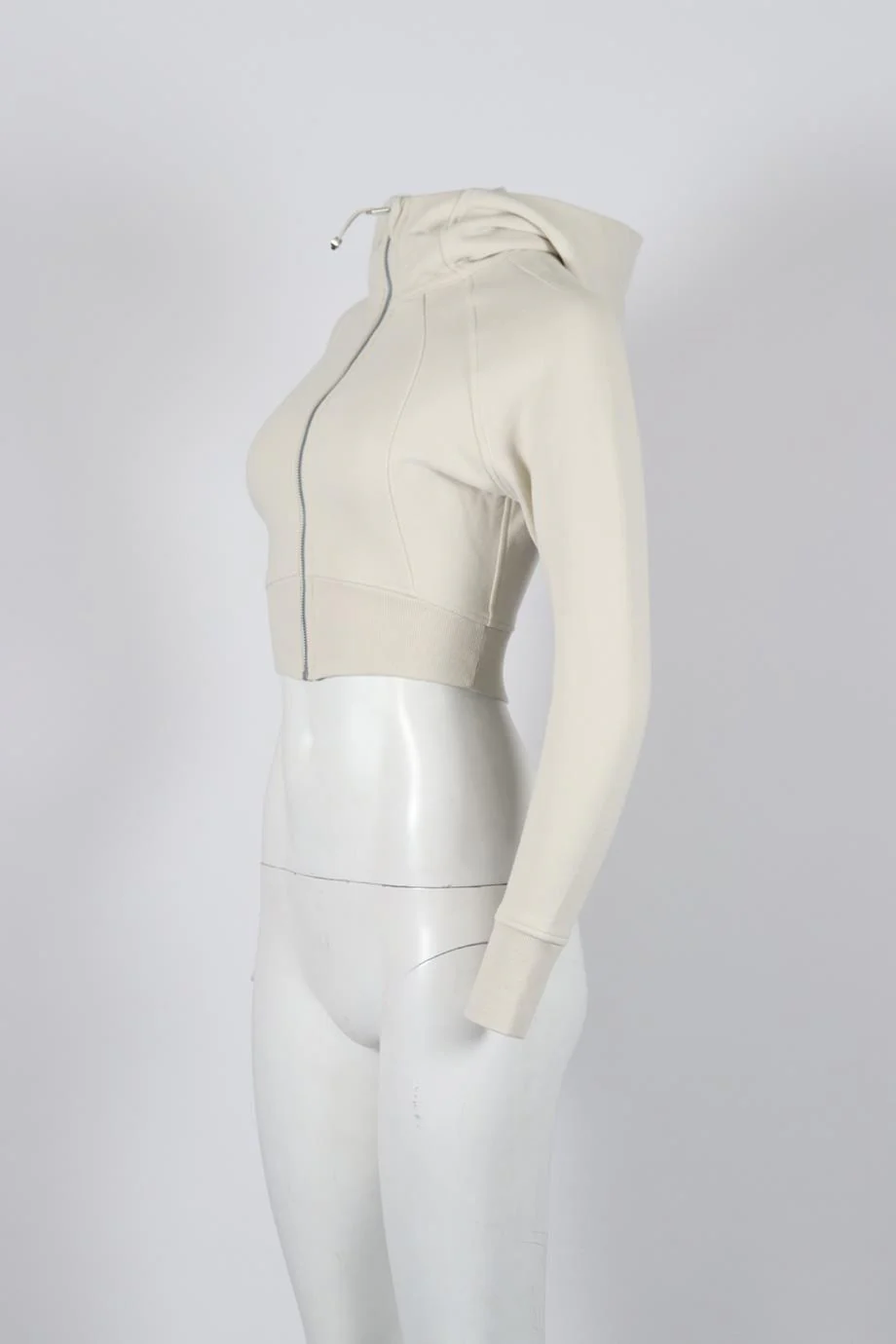 LULULEMON CROPPED COTTON BLEND HOODIE US 2 UK 6 - Image 3