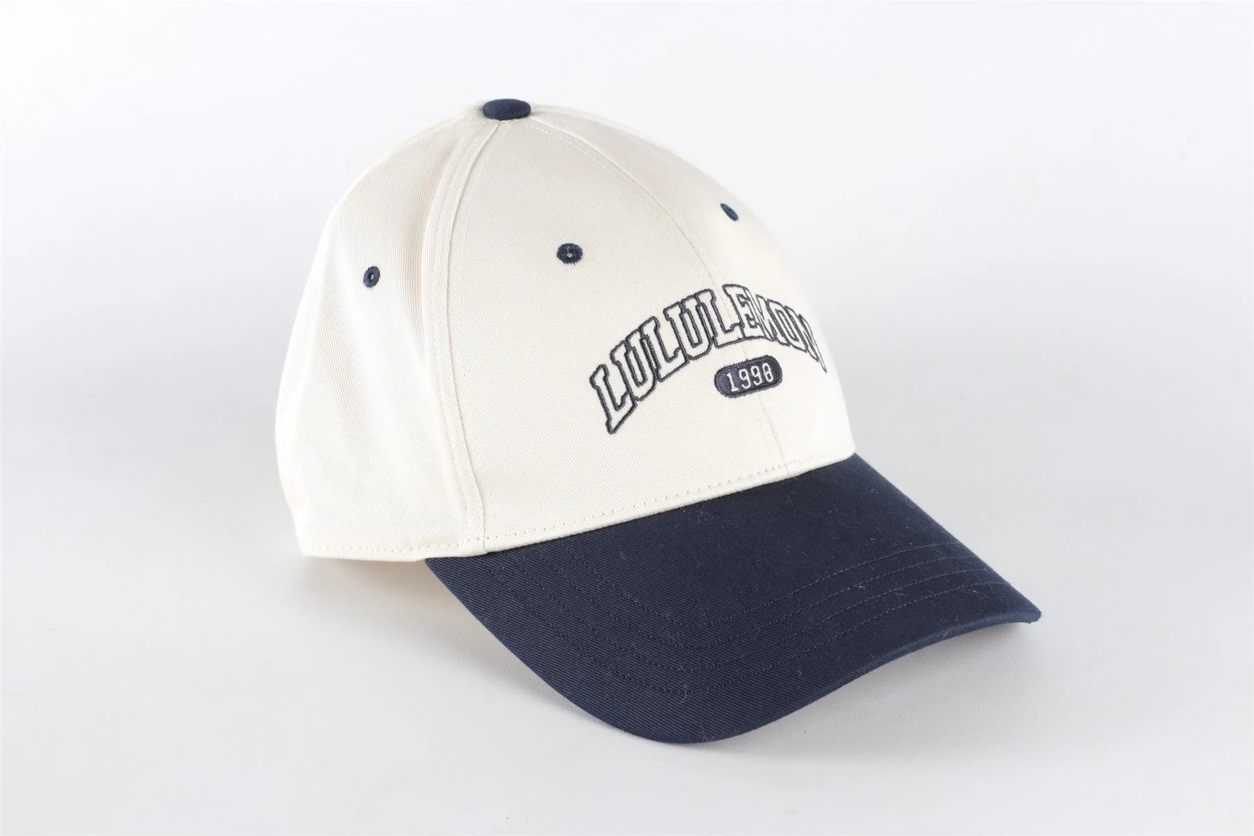 LULULEMON ECRU COTTON BASBEBALL CAP SMALL/MEDIUM - Image 2