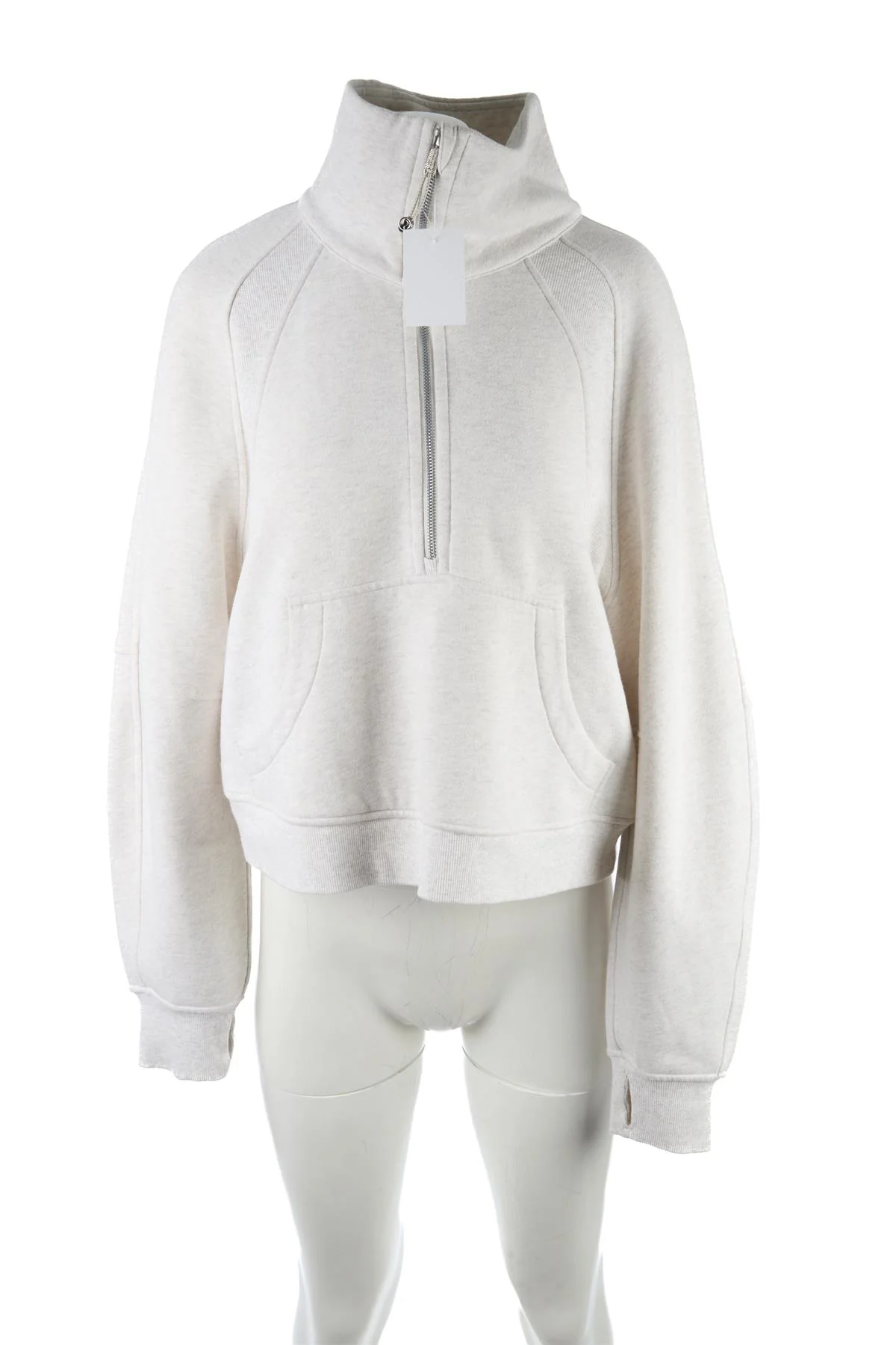 LULULEMON ECRU COTTON SWEATSHIRT MEDIUM-LARGE - Image 2