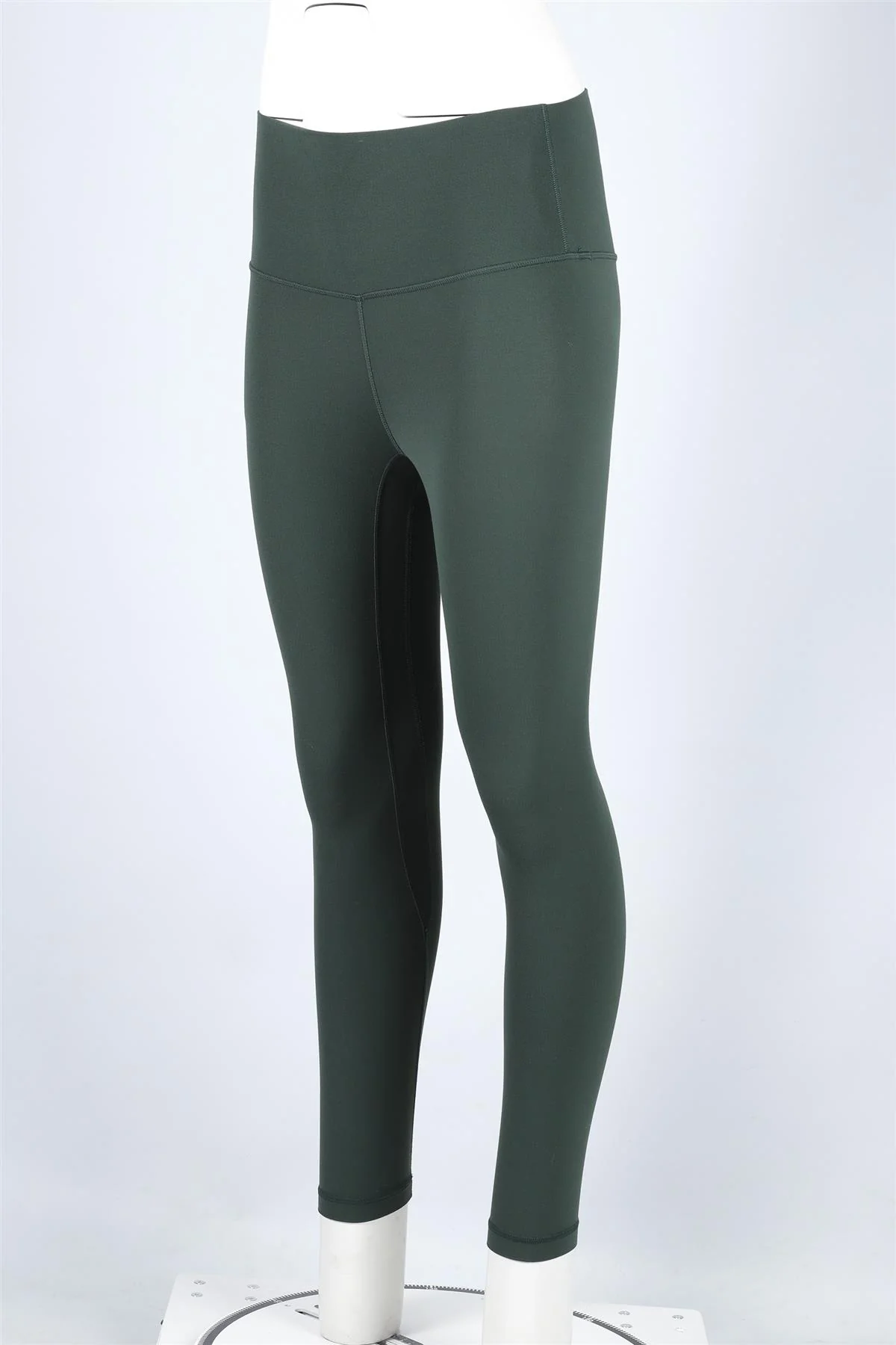 LULULEMON FOREST GREEN JERSEY LEGGINGS US 2 UK 6 - Image 3