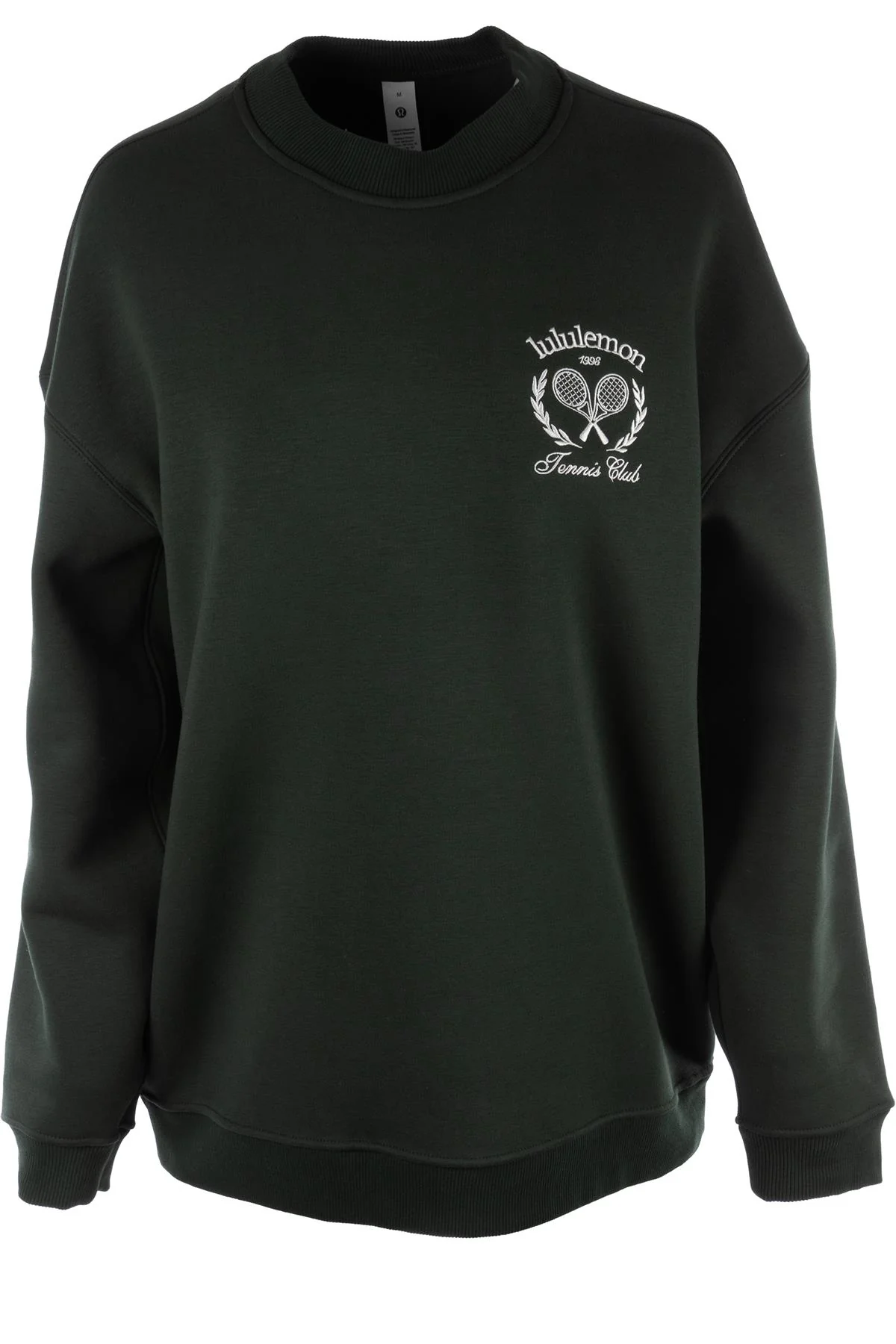 LULULEMON GREEN COTTON SWEATSHIRT MEDIUM