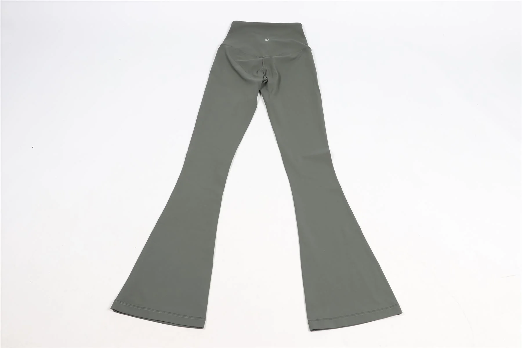 LULULEMON GREEN JERSEY FLARED PANTS US 2 UK 6 - Image 5