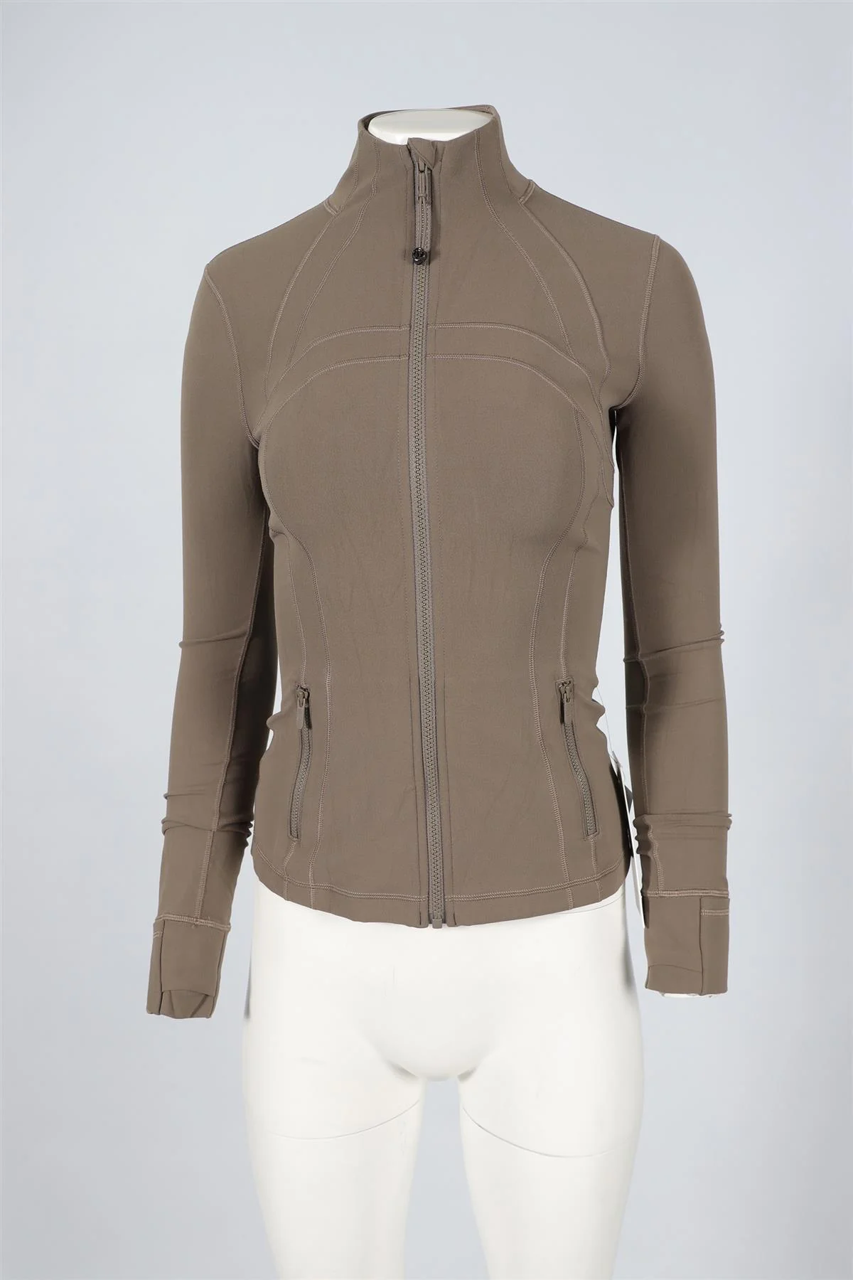 LULULEMON GREEN JERSEY JACKET US 4 UK 8 - Image 2