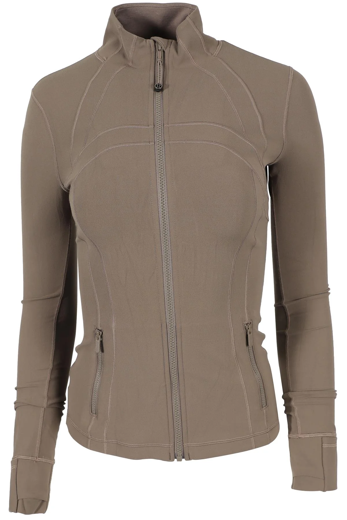 LULULEMON GREEN JERSEY JACKET US 4 UK 8 - Image 5