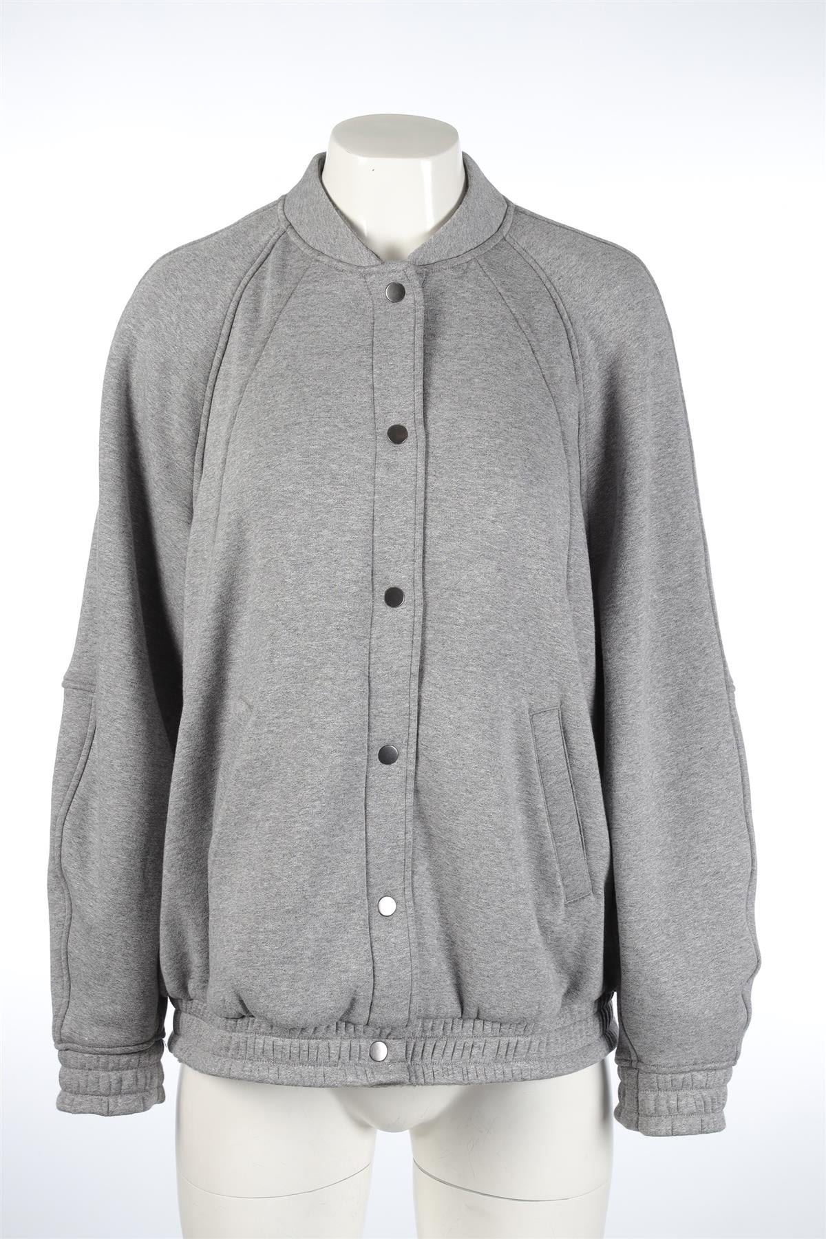 LULULEMON GREY COTTON JACKET MEDIUM/LARGE - Image 2