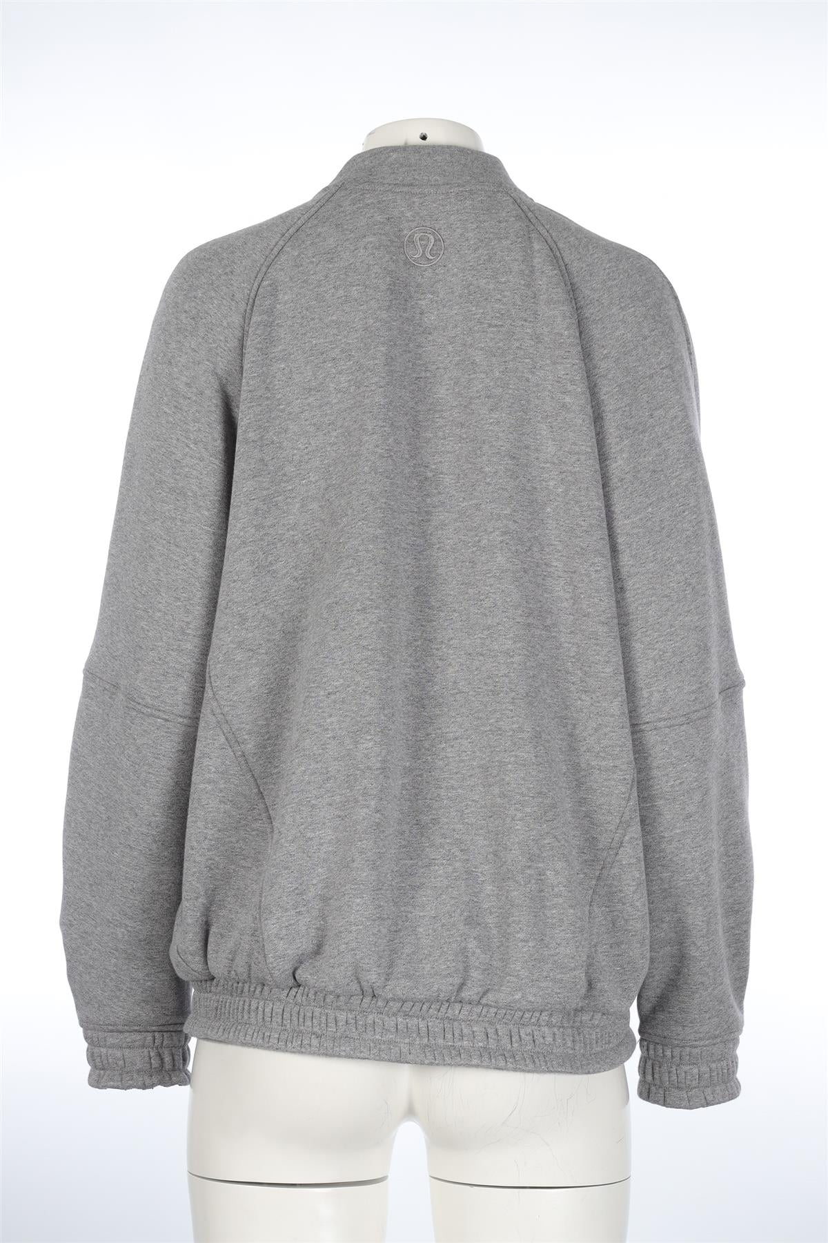 LULULEMON GREY COTTON JACKET MEDIUM/LARGE - Image 4