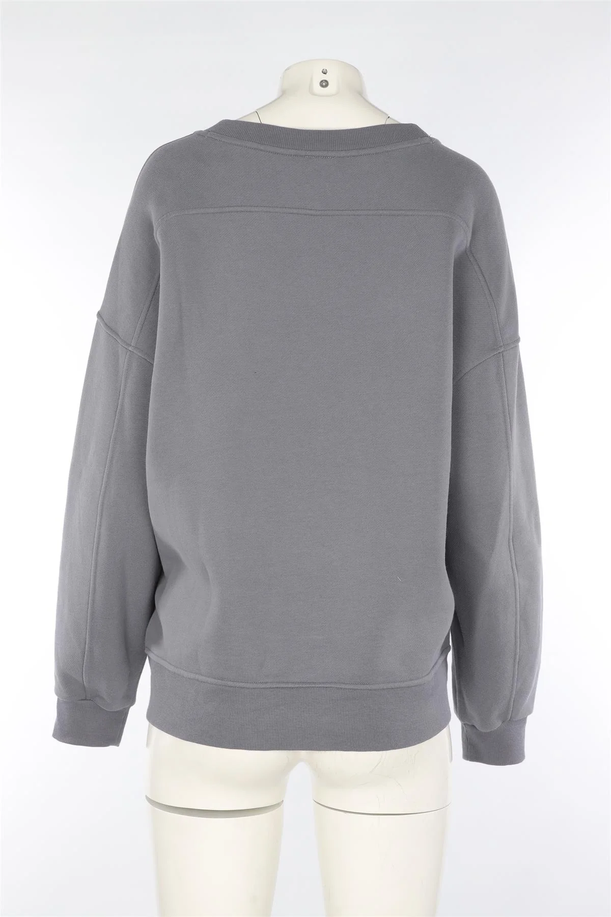 LULULEMON GREY COTTON SWEATSHIRT LARGE - Image 4