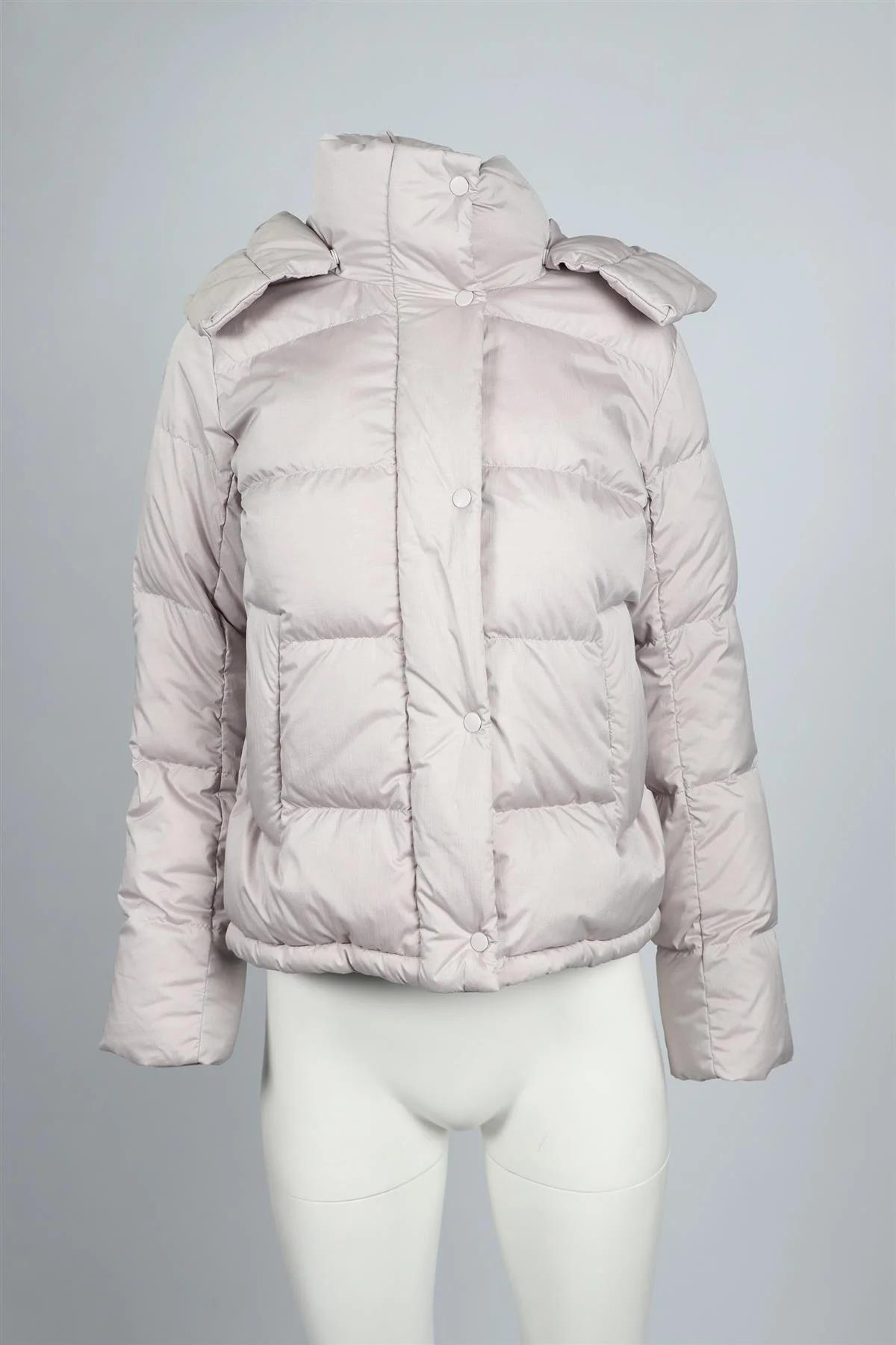 LULULEMON GREY PADDED SHELL DOWN JACKET UK 6 - Image 2