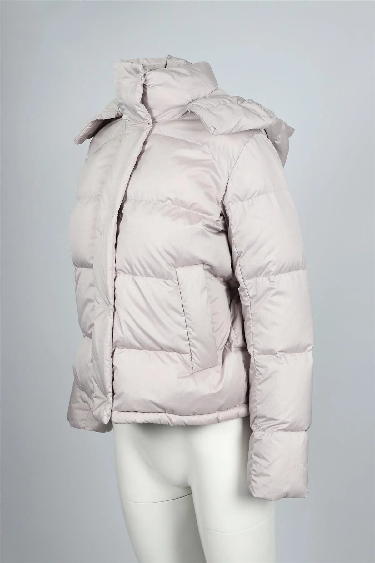 LULULEMON GREY PADDED SHELL DOWN JACKET UK 6 - Image 3