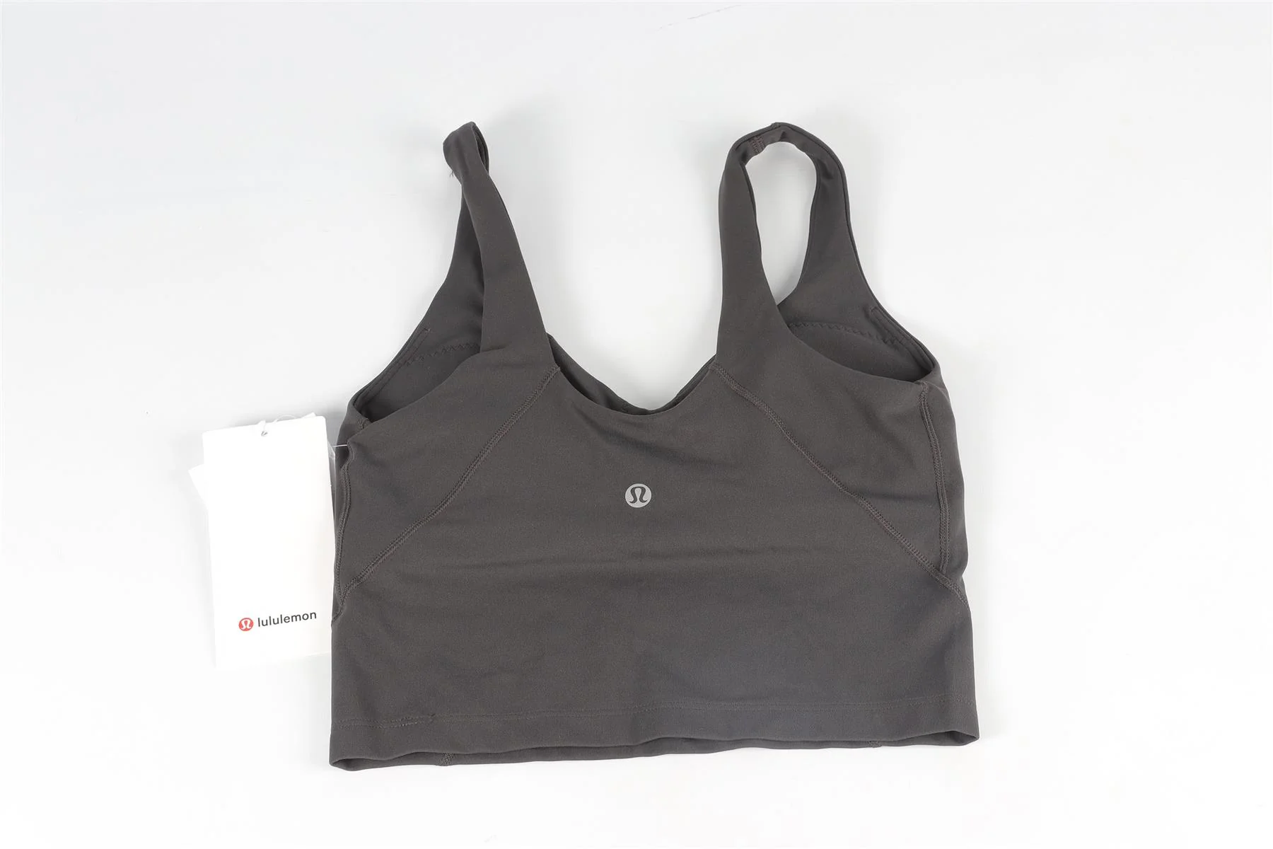 LULULEMON GREY SPORTS BRA US 4 UK 8 - Image 5