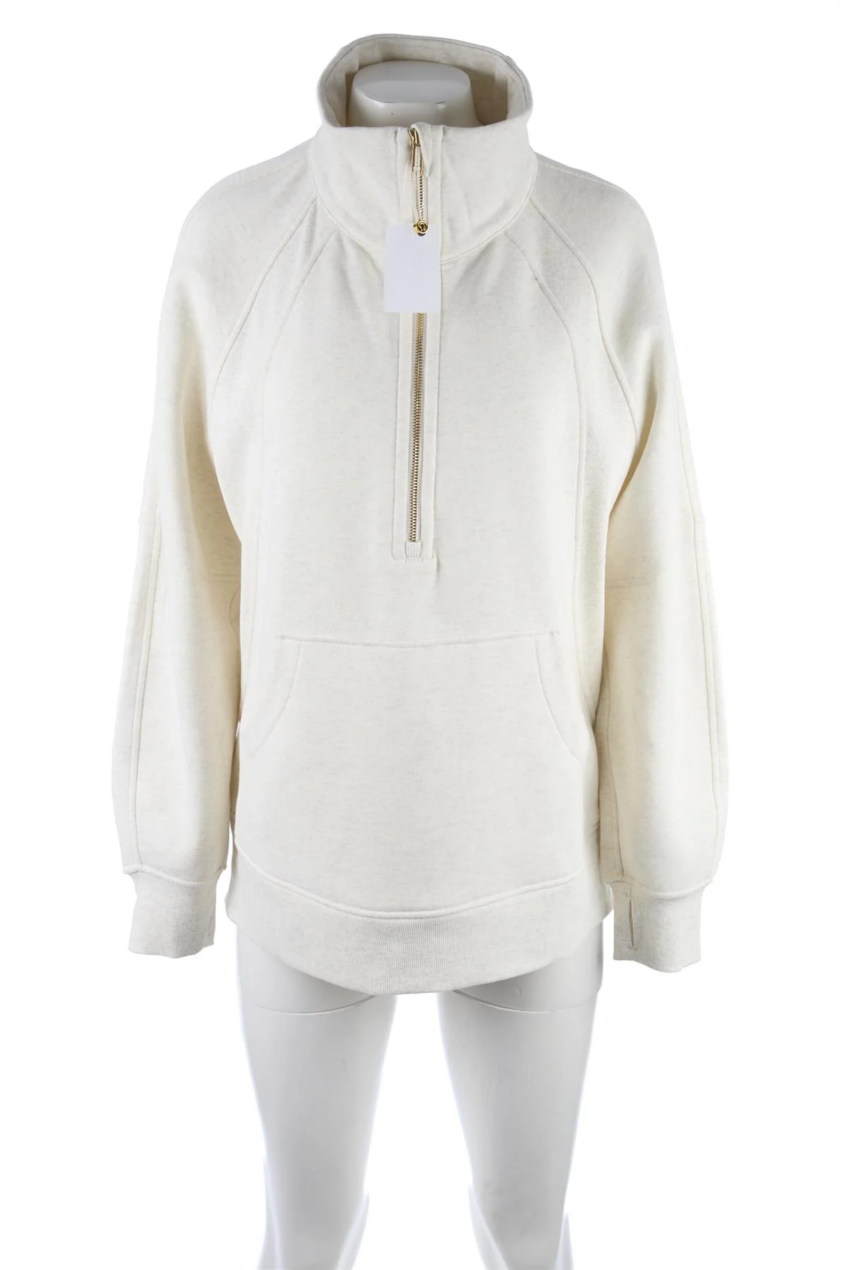 LULULEMON IVORY COTTON SWEATSHIRT MEDIUM-LARGE - Image 2