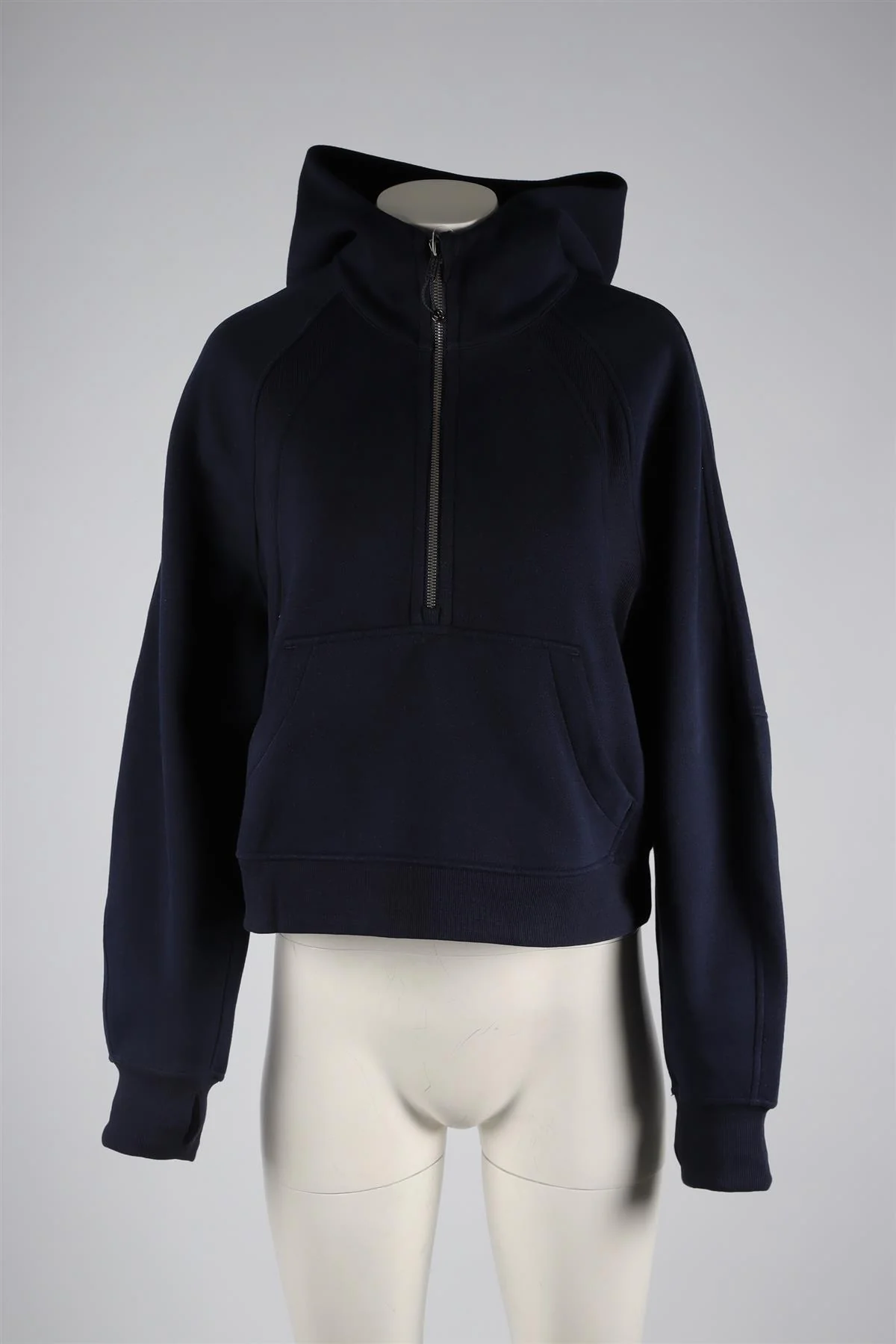 LULULEMON NAVY COTTON HOODIE MEDIUM/LARGE - Image 2