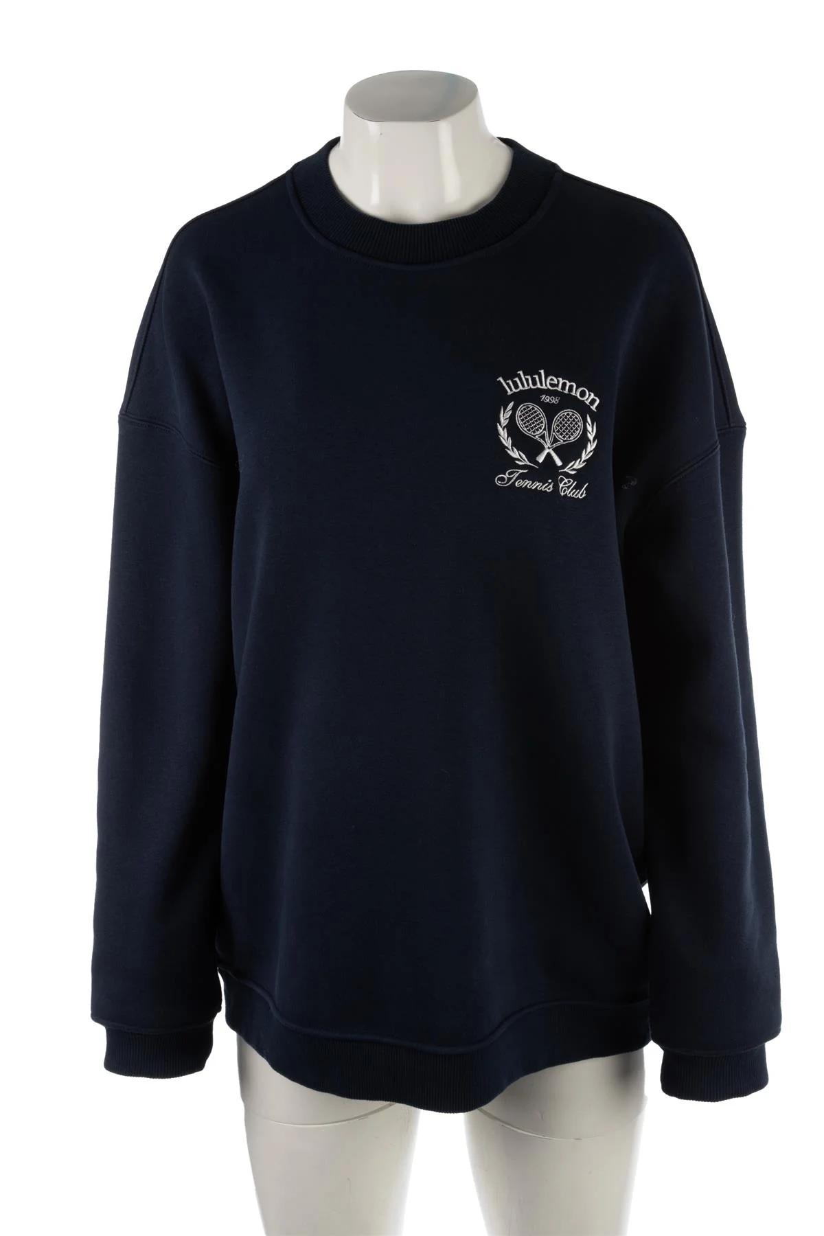 LULULEMON NAVY COTTON SWEATSHIRT MEDIUM - Image 2
