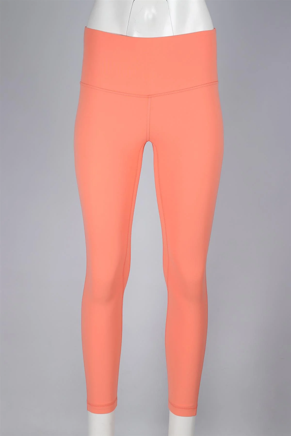 LULULEMON ORANGE JERSEY LEGGINGS UK 6 - Image 2