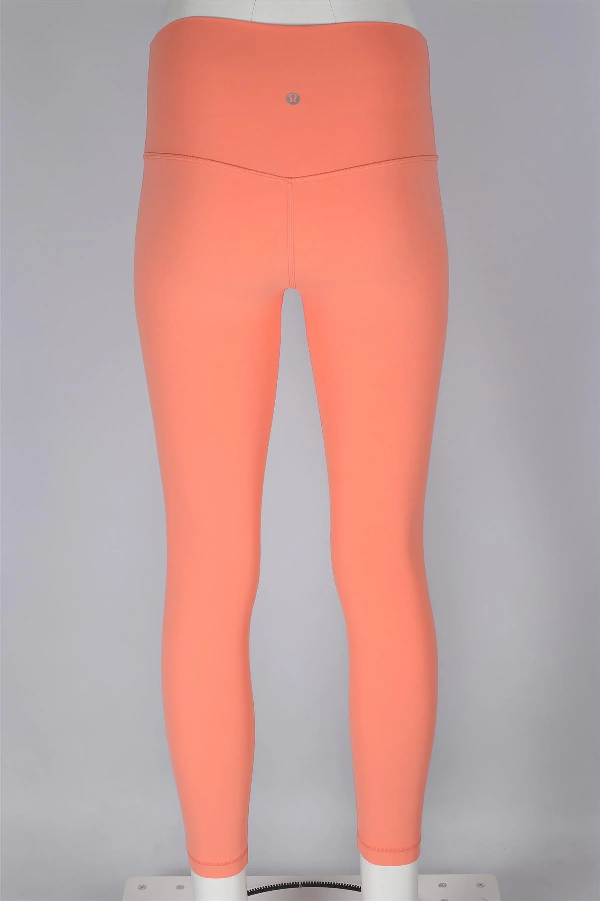 LULULEMON ORANGE JERSEY LEGGINGS UK 6 - Image 4