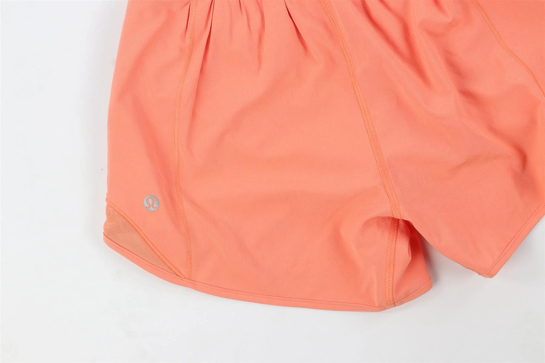LULULEMON ORANGE JERSEY SHORTS US 0 UK 4 - Image 5