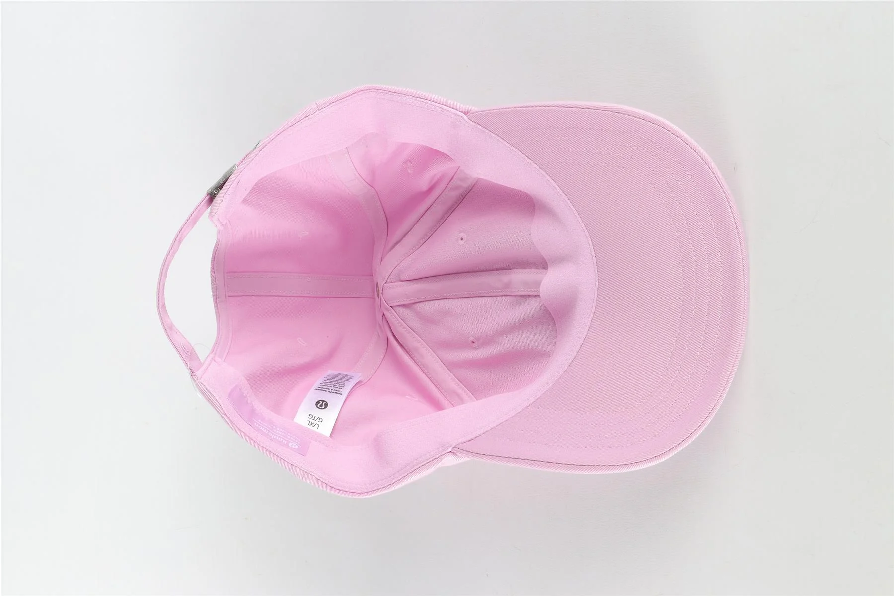 LULULEMON PINK COTTON BASEBALL CAP LARGE/XLARGE - Image 5