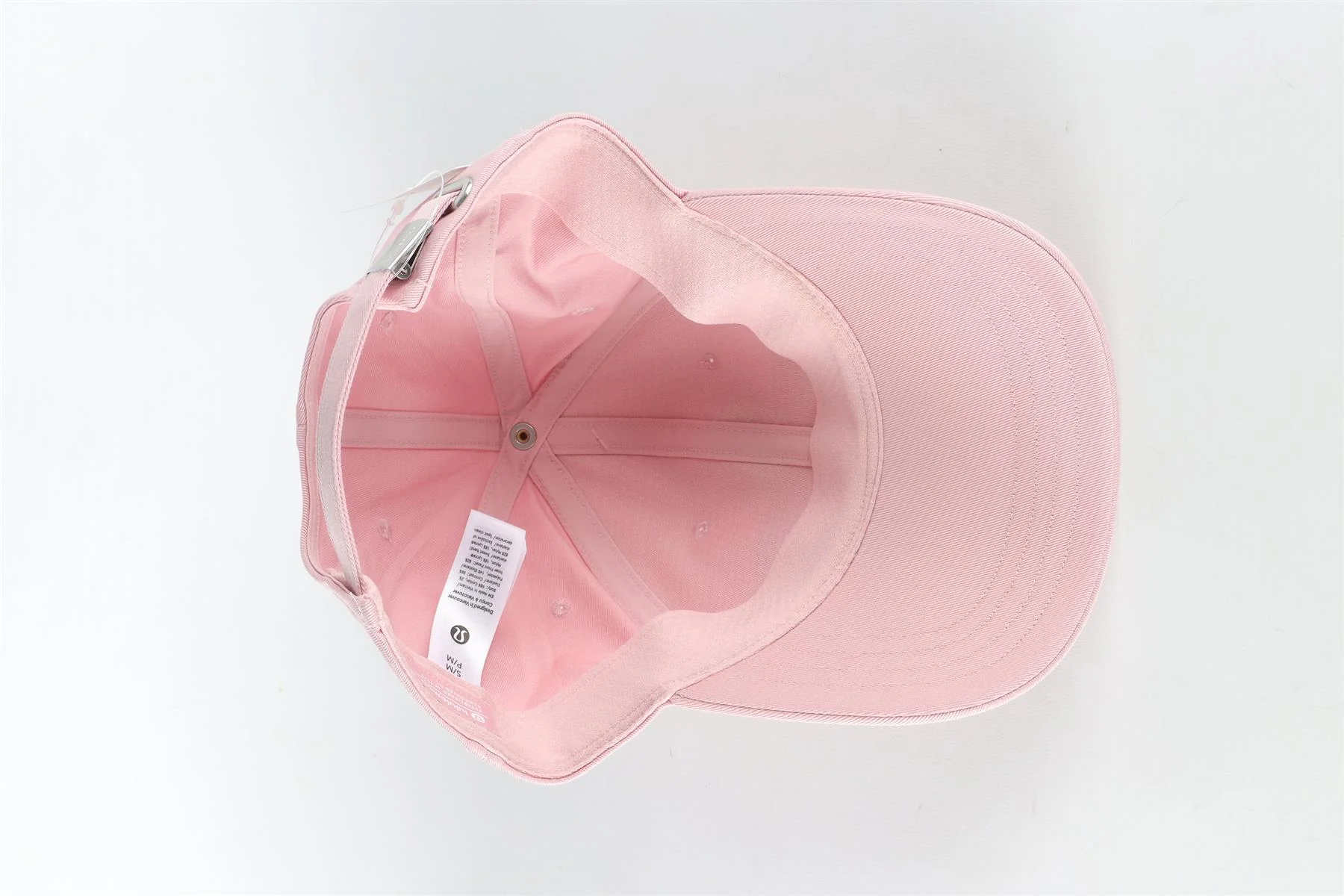LULULEMON PINK COTTON BASEBALL CAP SMALL/MEDIUM - Image 5