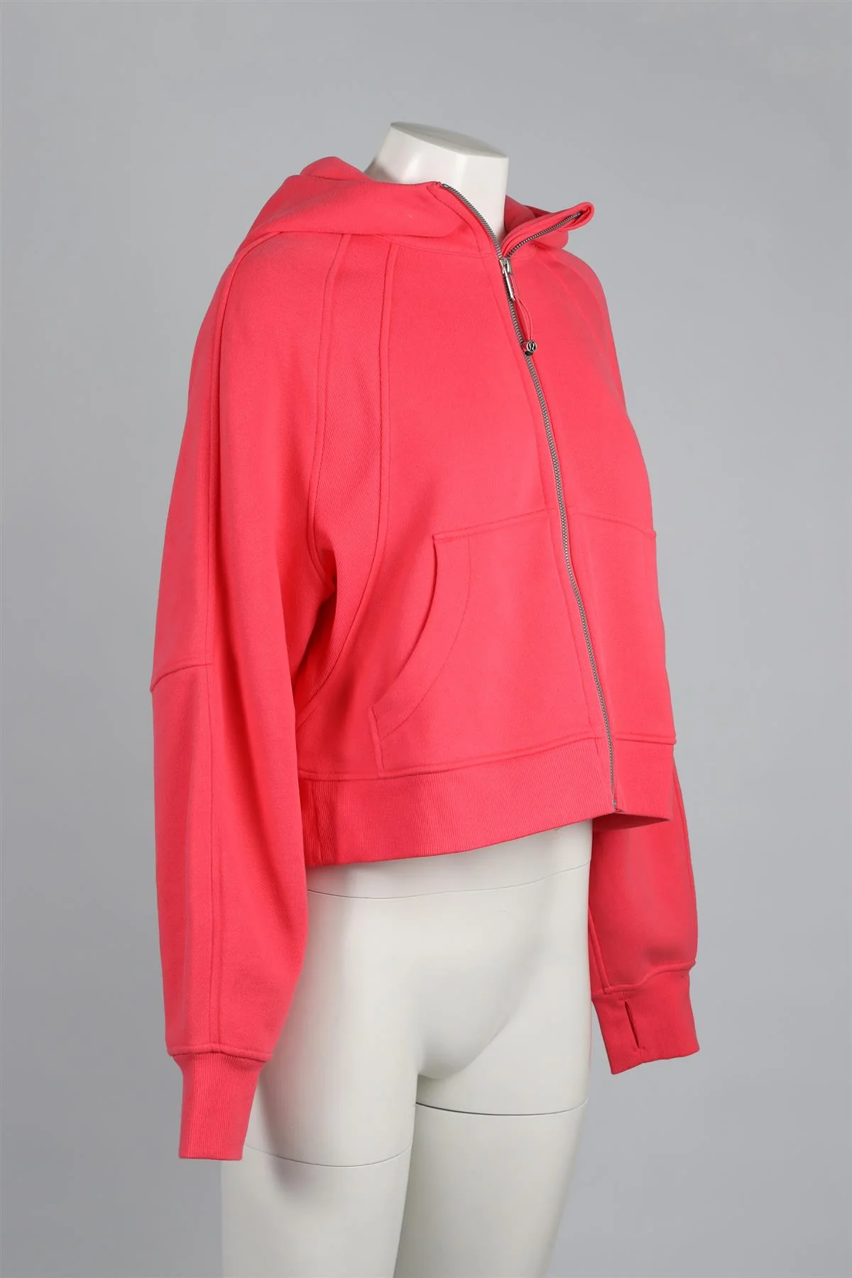 LULULEMON PINK COTTON BLEND HOODIE MEDIUM-LARGE - Image 3
