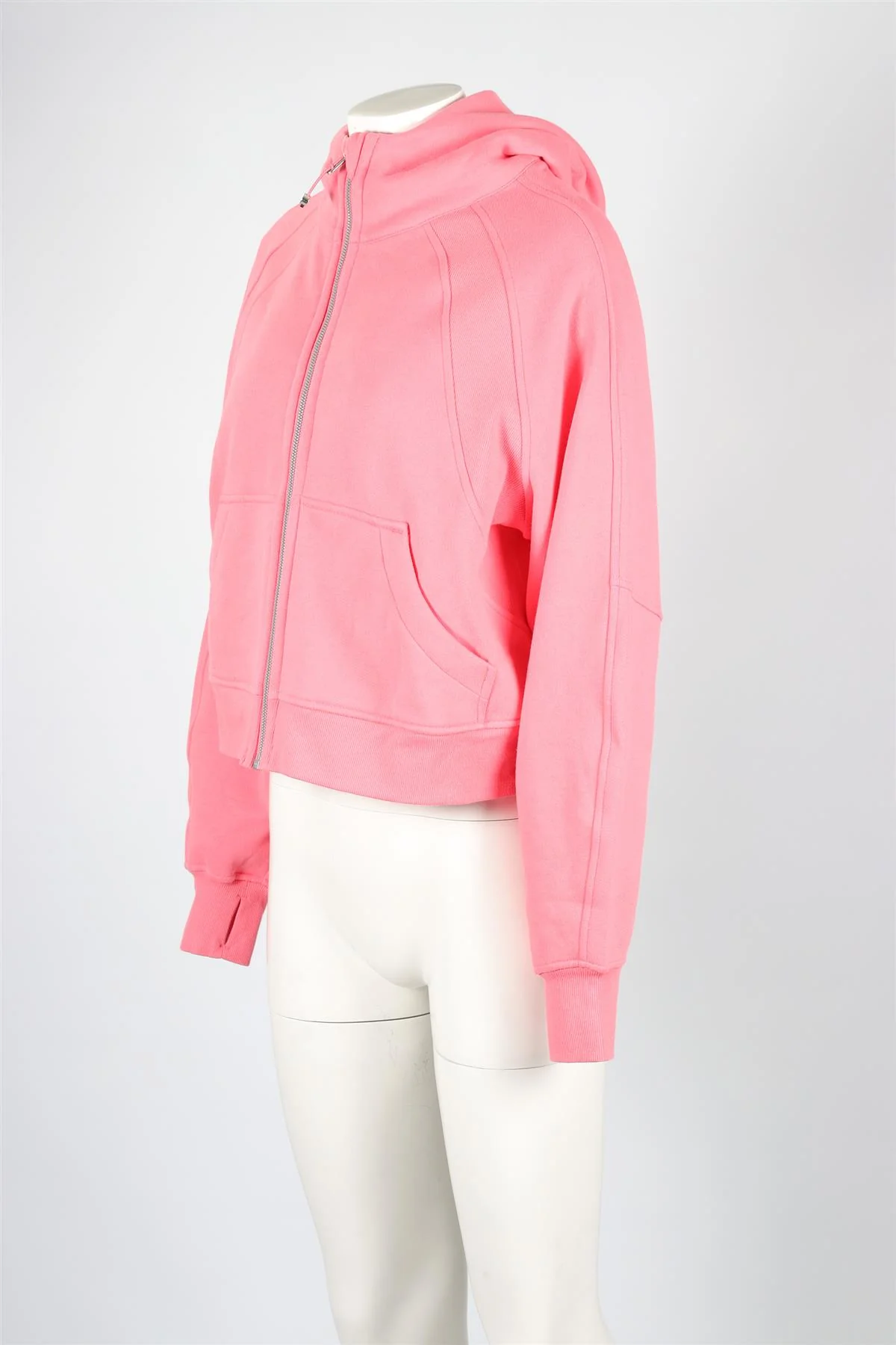 LULULEMON PINK COTTON HOODIE MEDIUM-LARGE - Image 3