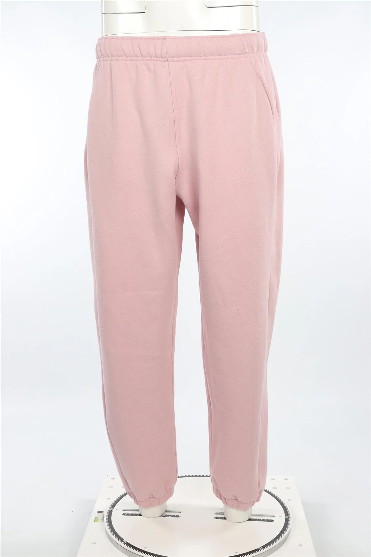 LULULEMON PINK COTTON TRACK PANTS MEDIUM - Image 2
