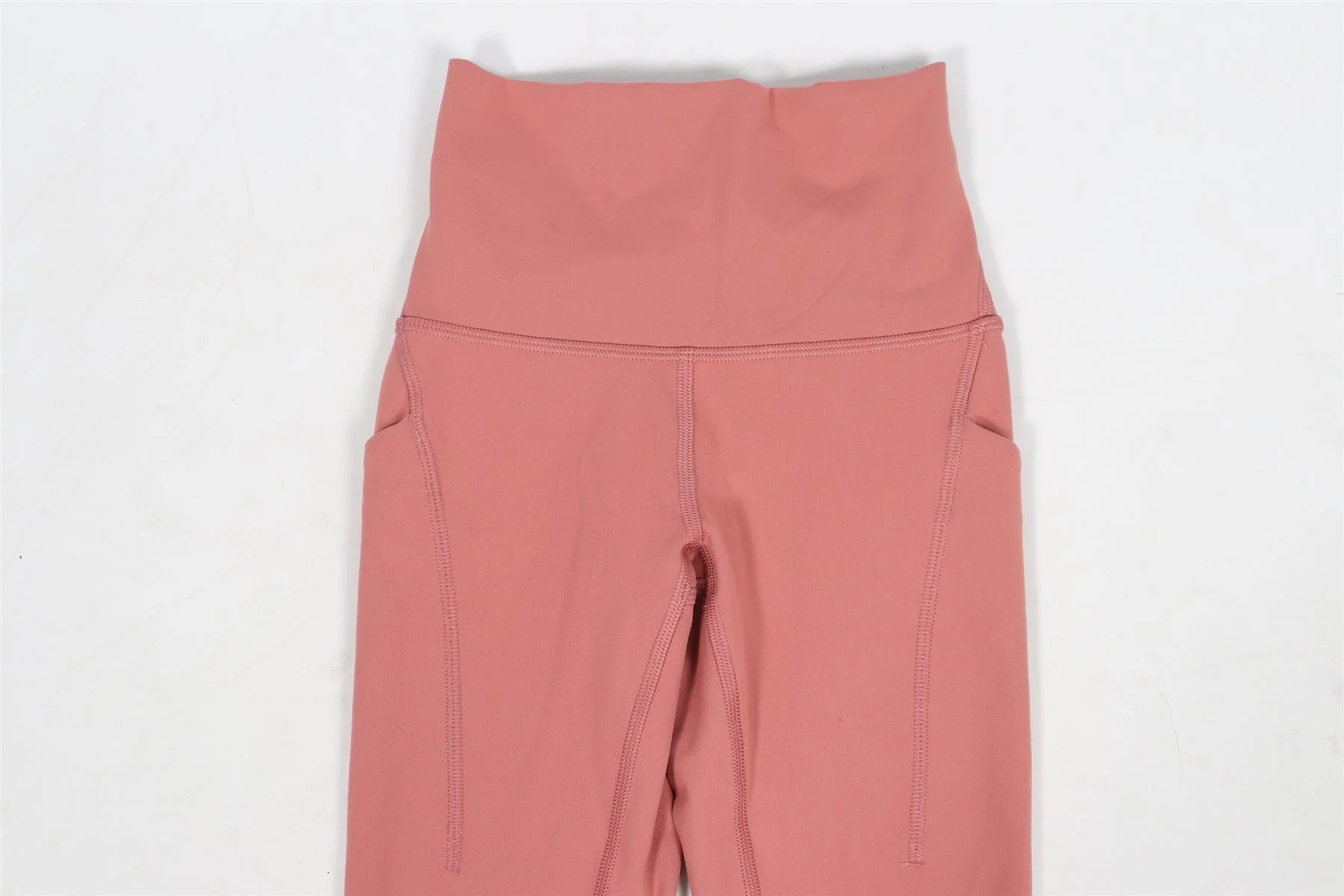 LULULEMON PINK JERSEY LEGGINGS US 0 UK 4 - Image 8