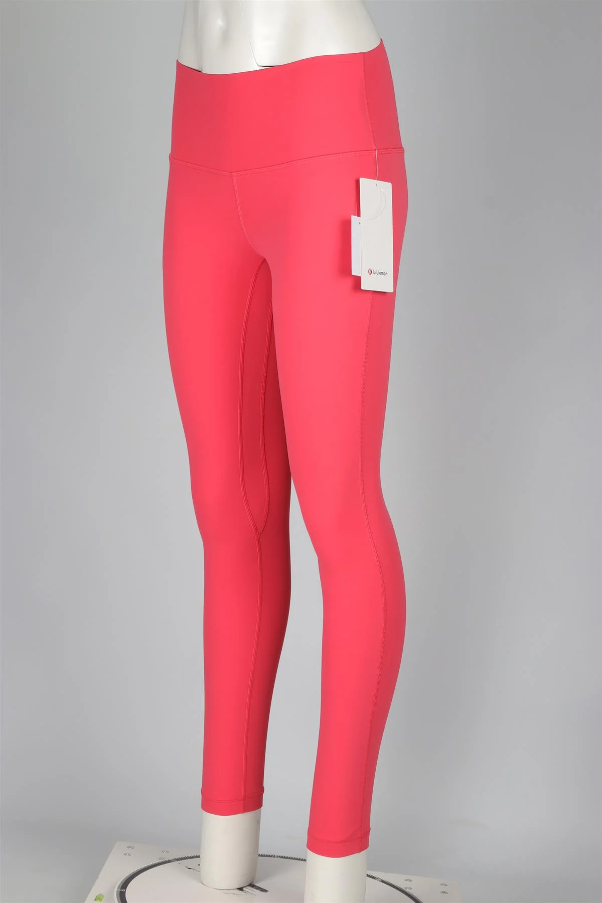 LULULEMON PINK JERSEY LEGGINGS US 4 UK 8 - Image 3
