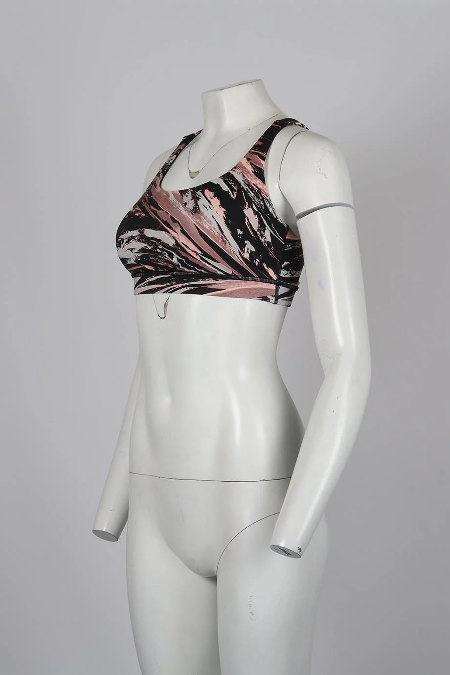 LULULEMON PRINTED JERSEY SPORTS BRA US 4 UK 8 - Image 3