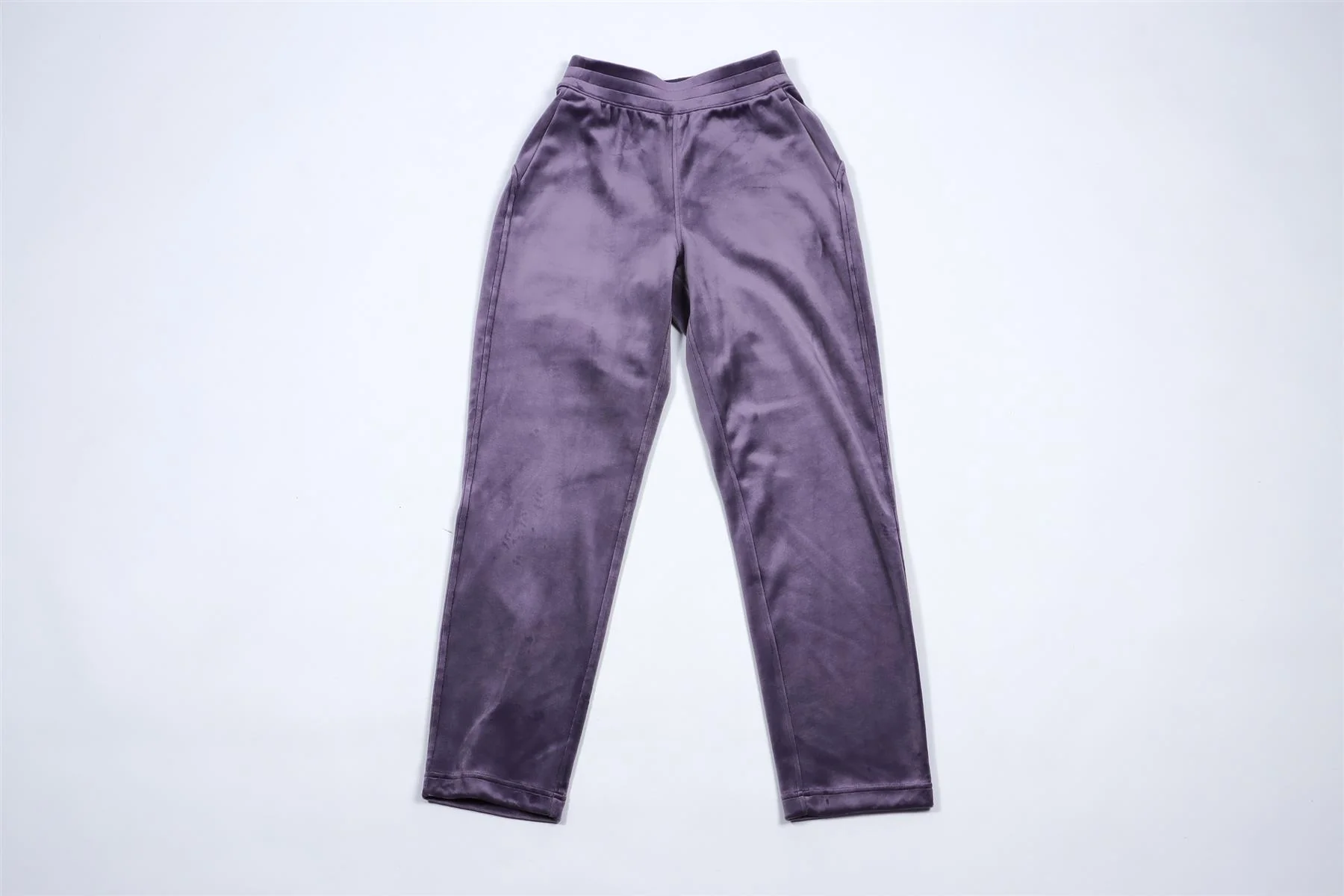 LULULEMON PURPLE VELVET PANTS XX-SMALL - Image 2