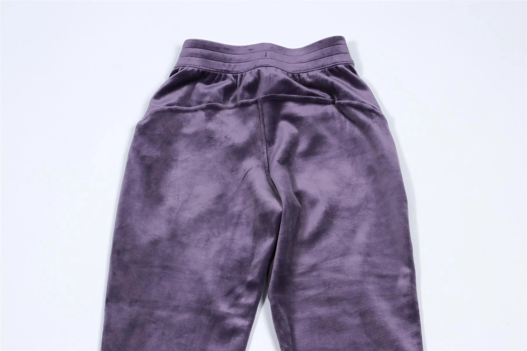 LULULEMON PURPLE VELVET PANTS XX-SMALL - Image 5