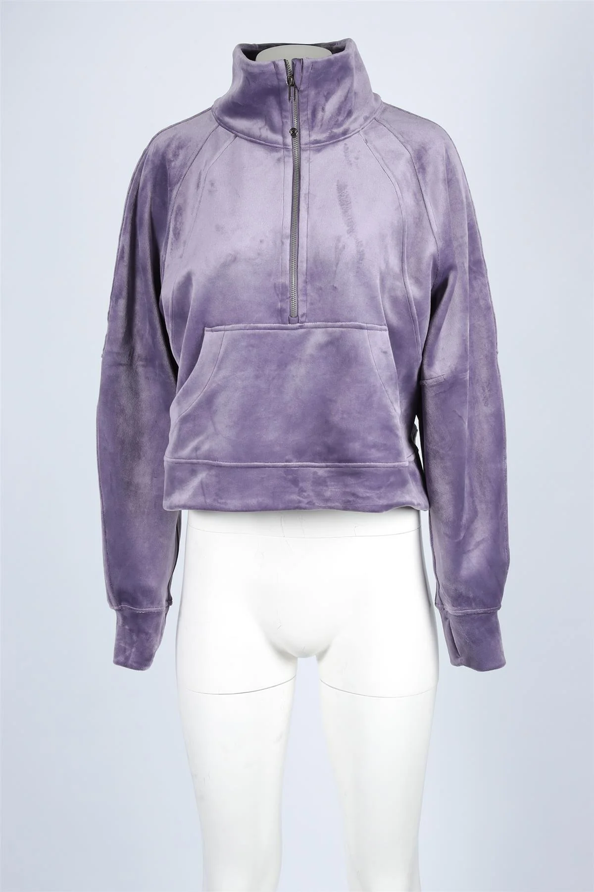LULULEMON PURPLE VELVET SWEATSHIRT MEDIUM - Image 2