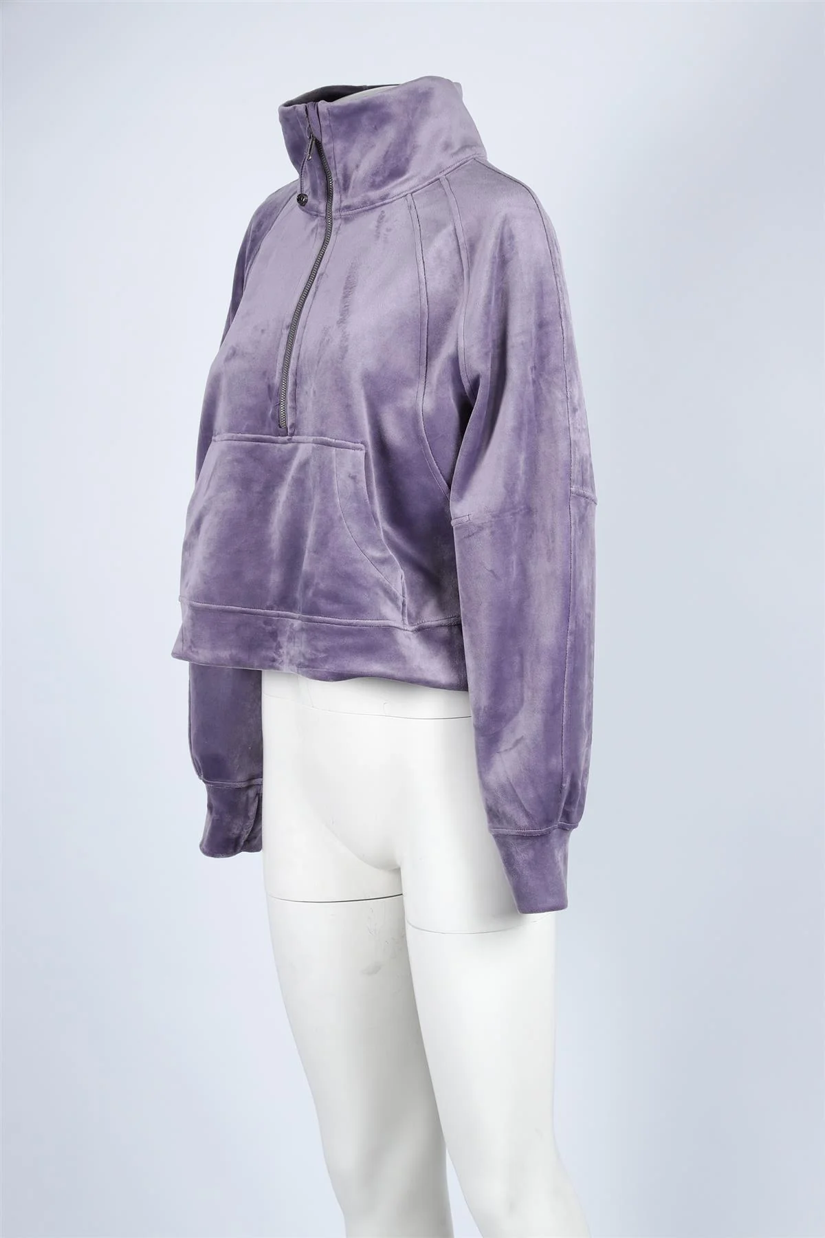 LULULEMON PURPLE VELVET SWEATSHIRT MEDIUM - Image 3