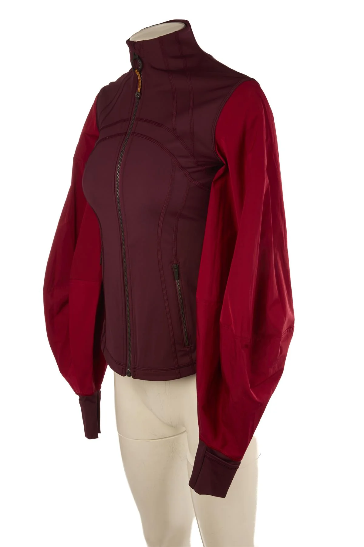 LULULEMON RED JERSEY JACKET US 6 UK 10 - Image 3