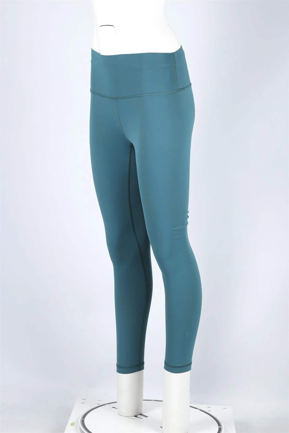 LULULEMON SEAFOAM GREEN JERSEY LEGGINGS US 0 UK 4 - Image 3