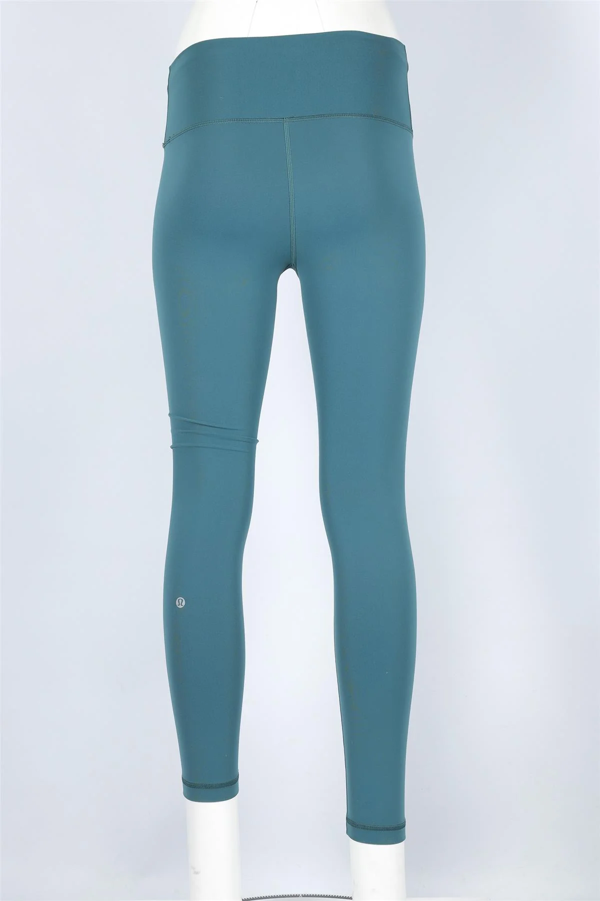 LULULEMON SEAFOAM GREEN JERSEY LEGGINGS US 0 UK 4 - Image 4